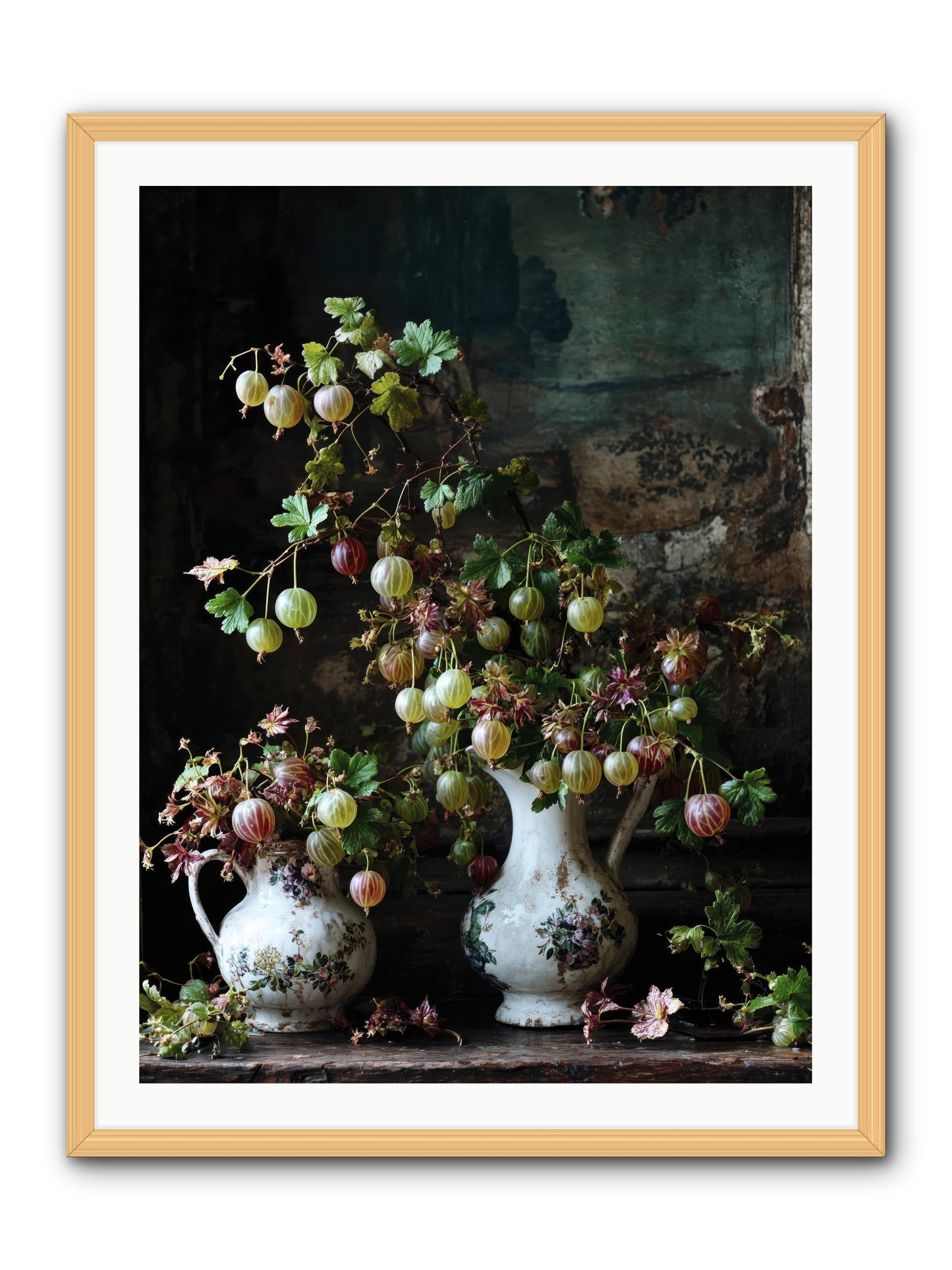 Between The Stars -- Framed Print - Natural 30x40