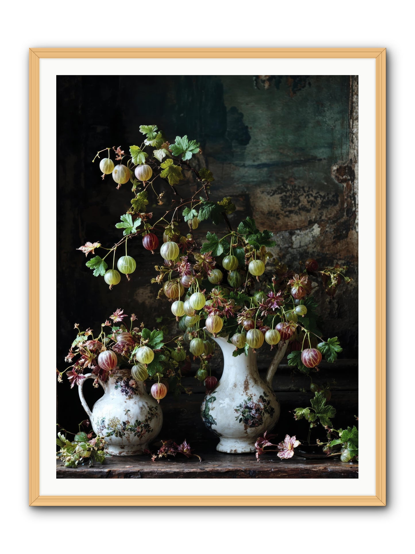 Between The Stars -- Framed Print - Natural 36x48