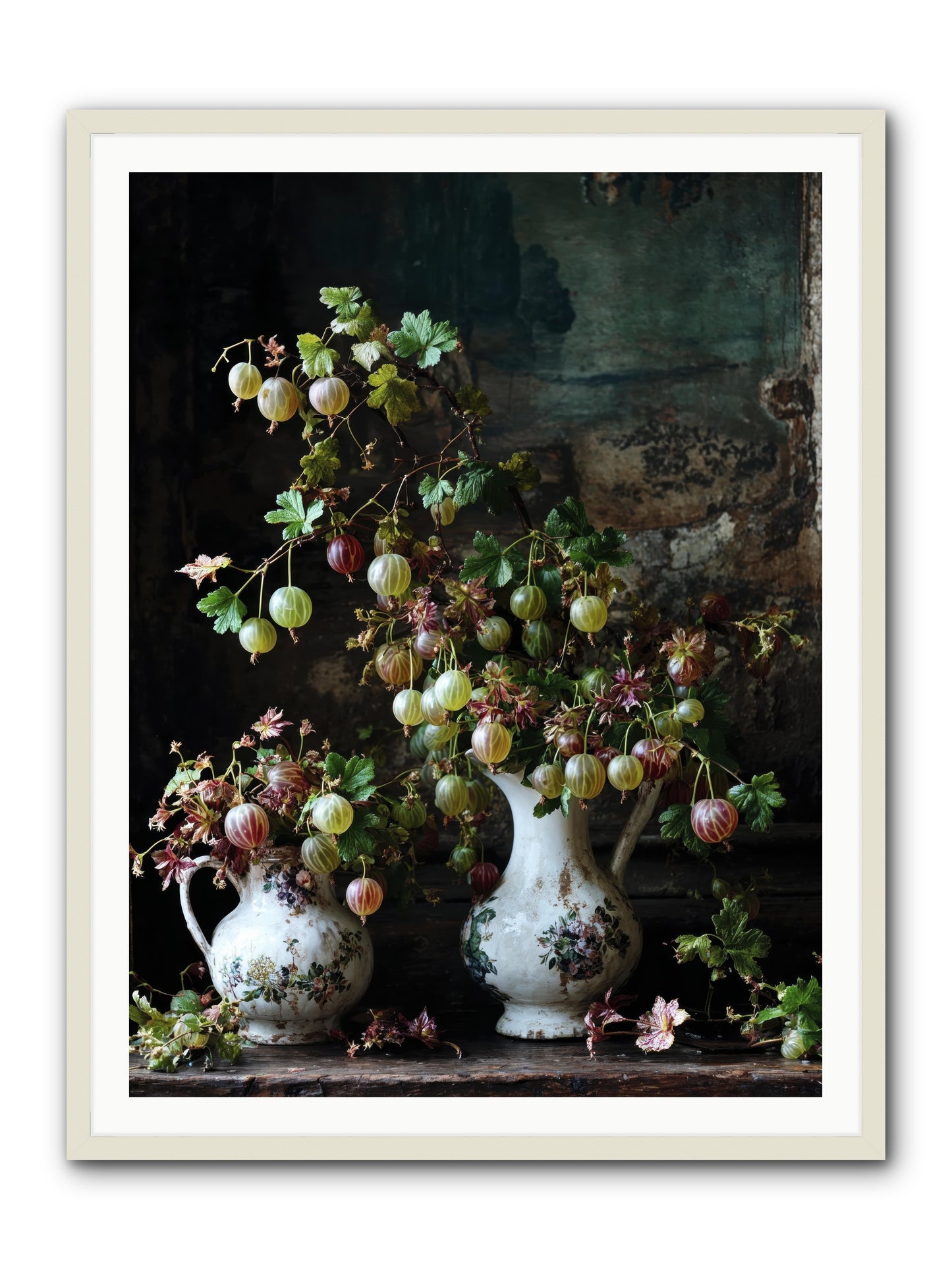 Between The Stars -- Framed Print - White 36x48