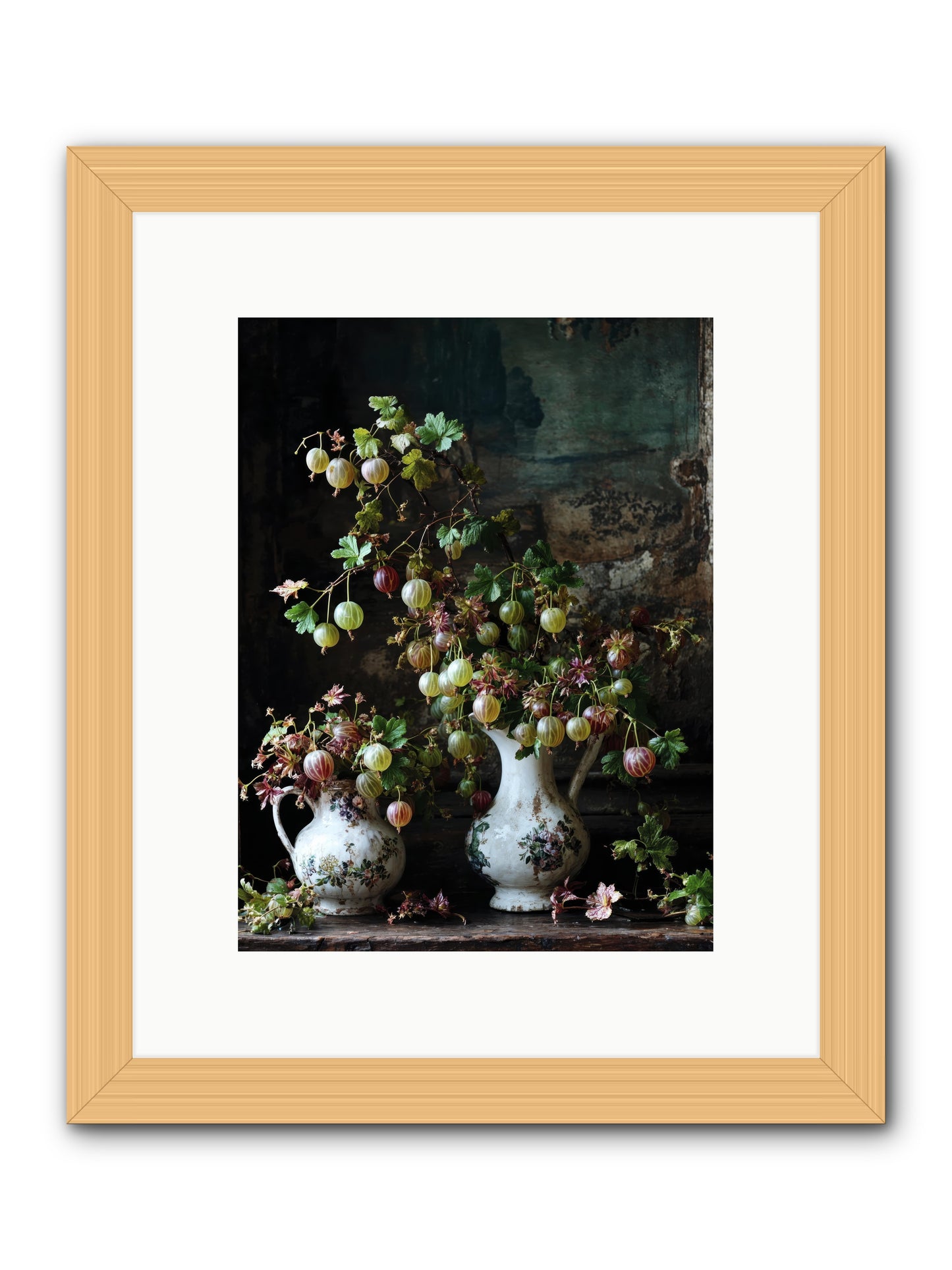 Between The Stars -- Framed Print - Natural 9x12