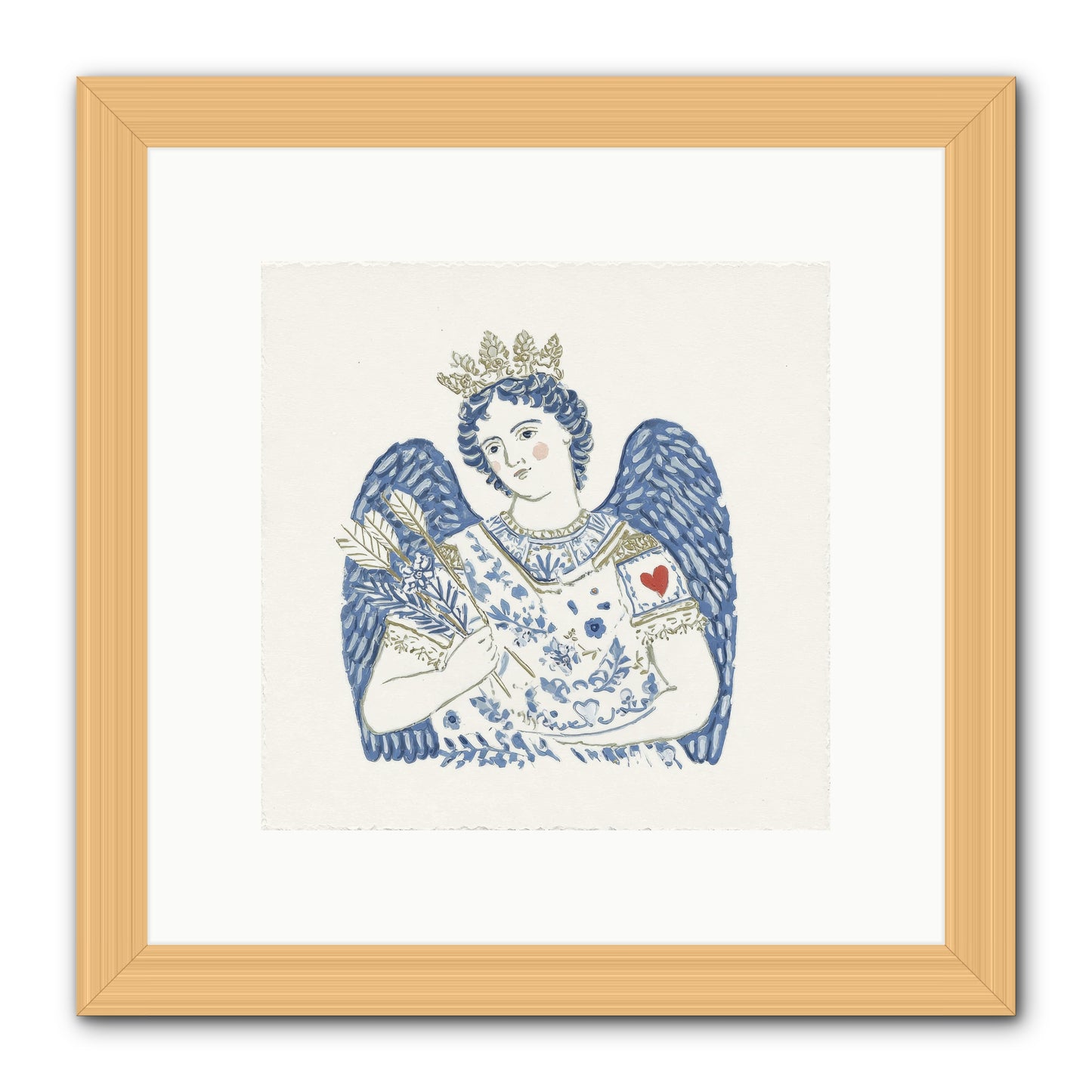 Between Today And Always -- Framed Print - Natural 10x10