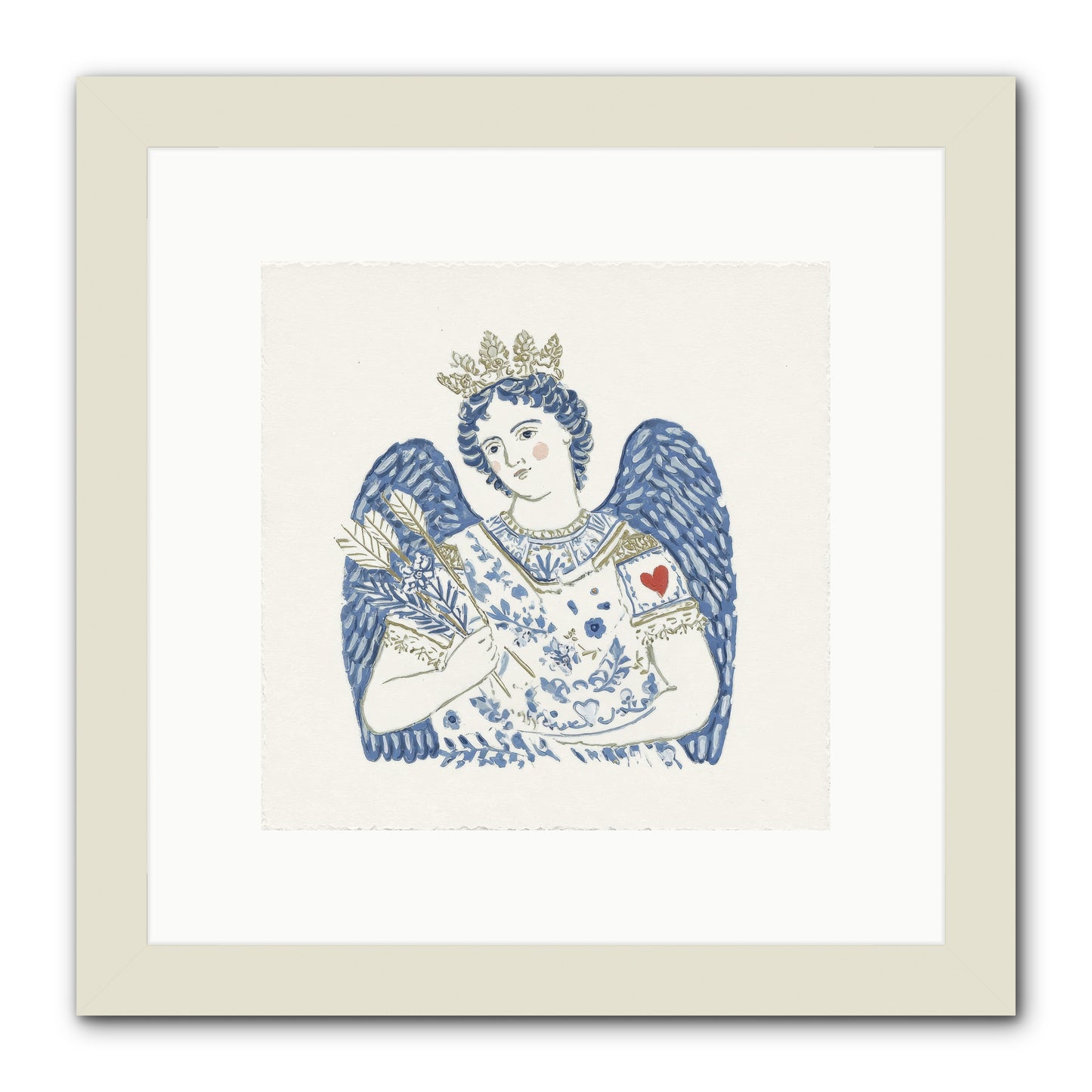 Between Today And Always -- Framed Print - White 10x10