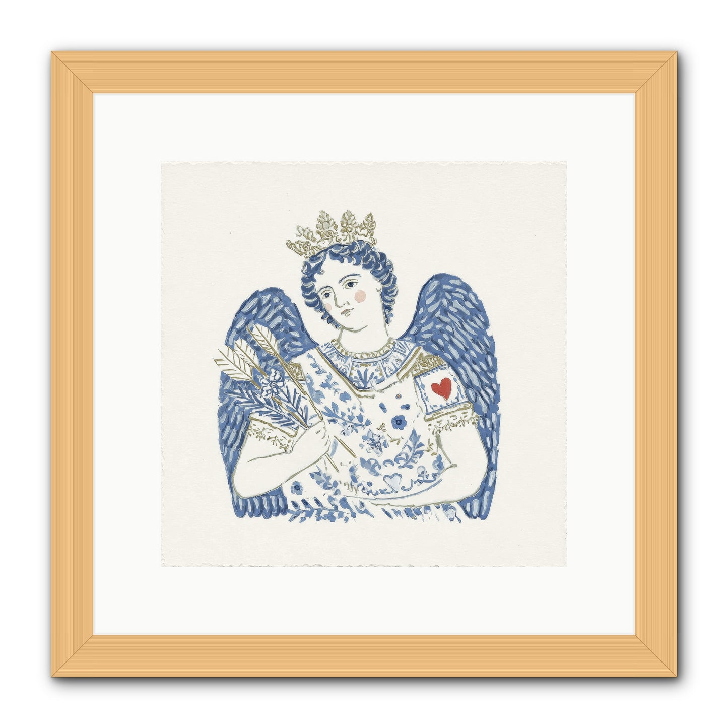 Between Today And Always -- Framed Print - Natural 12x12