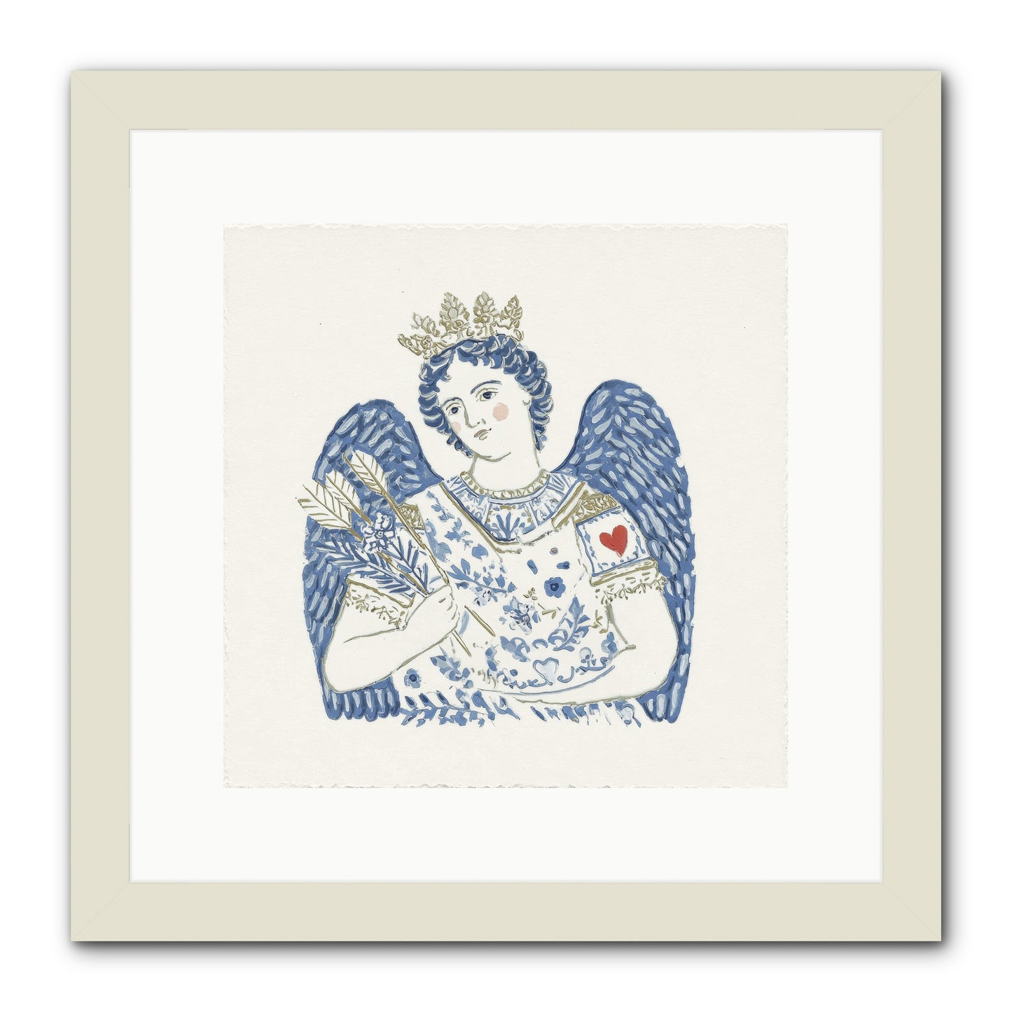 Between Today And Always -- Framed Print - White 12x12