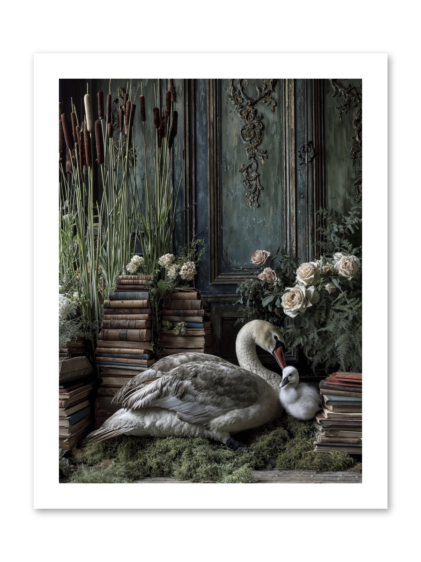 Between borrowed dreams -- Loose Canvas Print 12x16