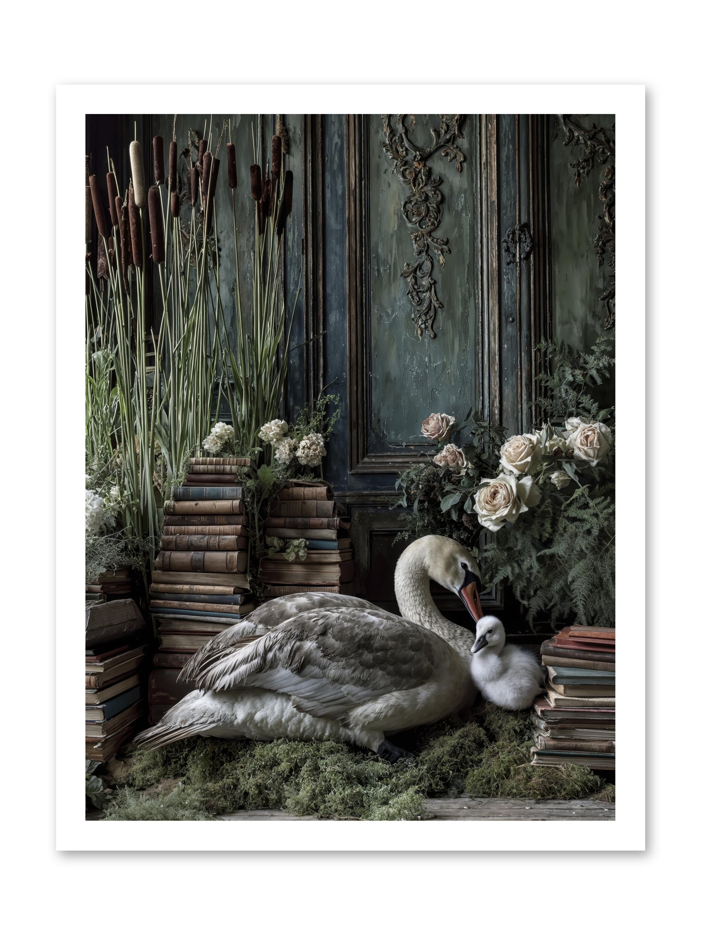 Between borrowed dreams -- Paper Print 18x24