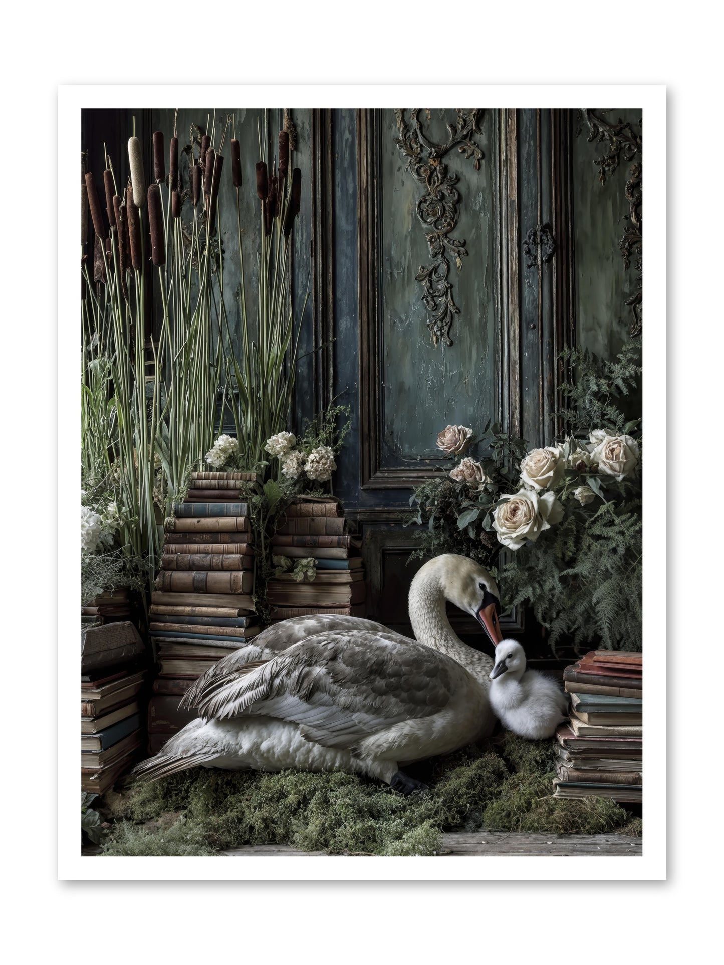 Between borrowed dreams -- Paper Print 24x32