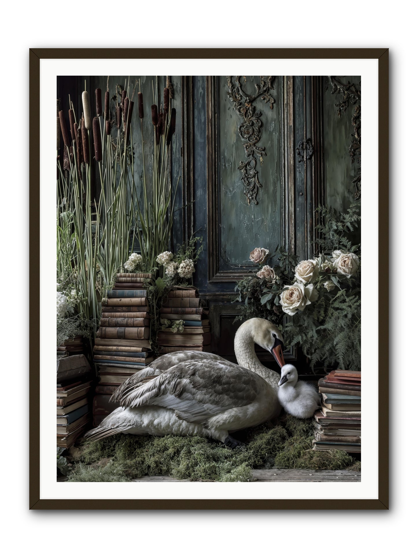 Between borrowed dreams -- Framed Print - Black 36x48