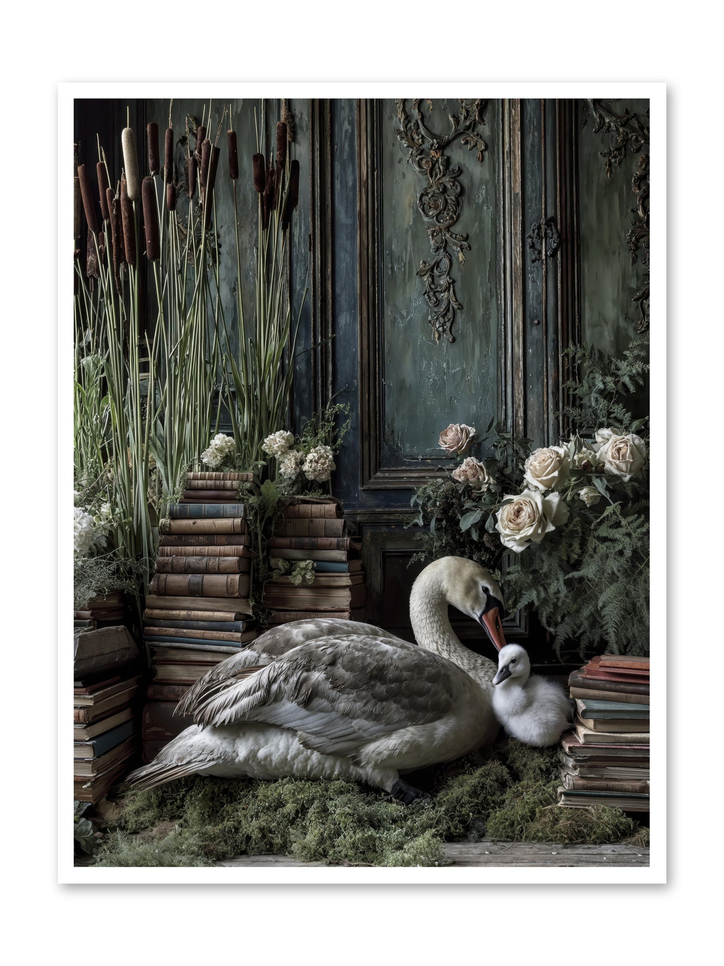 Between borrowed dreams -- Loose Canvas Print 36x48