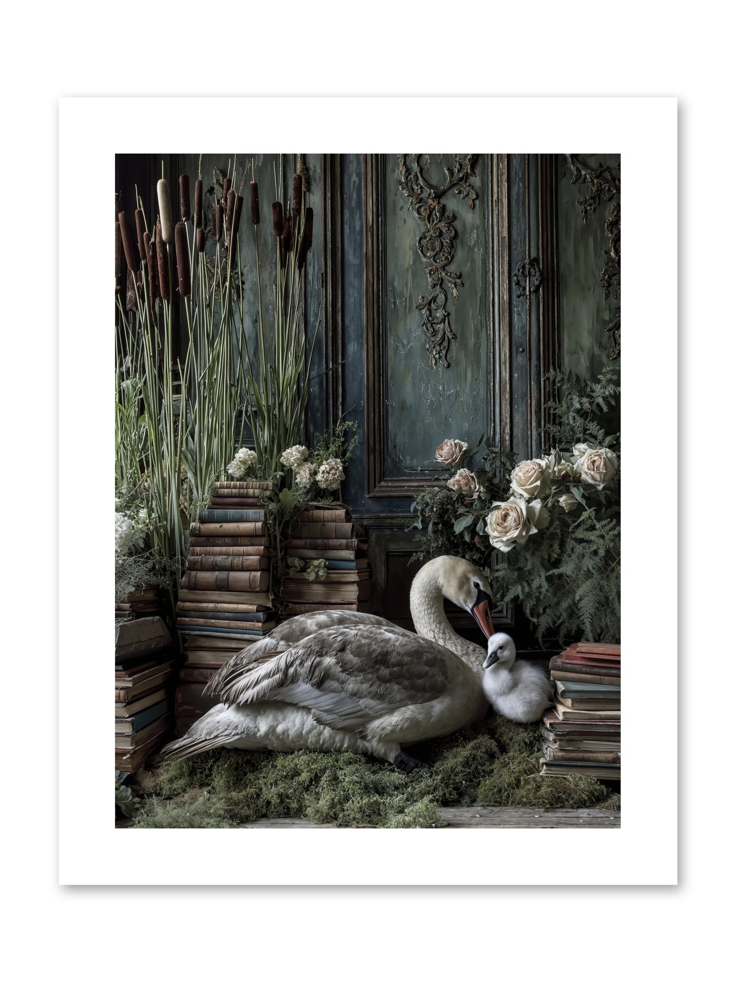 Between borrowed dreams -- Loose Canvas Print 9x12