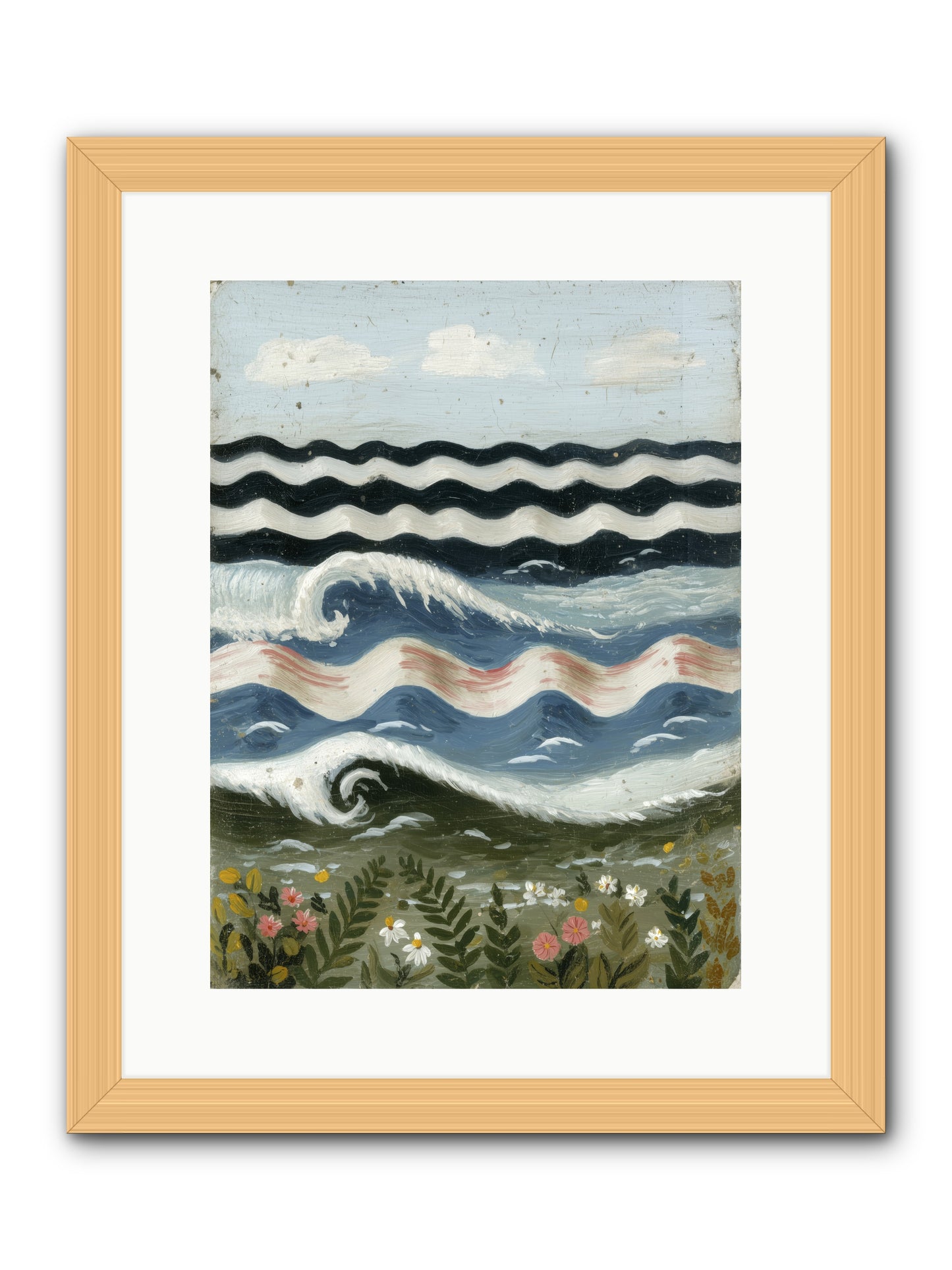Bewitched Swells -- Framed Print - Natural 12x16