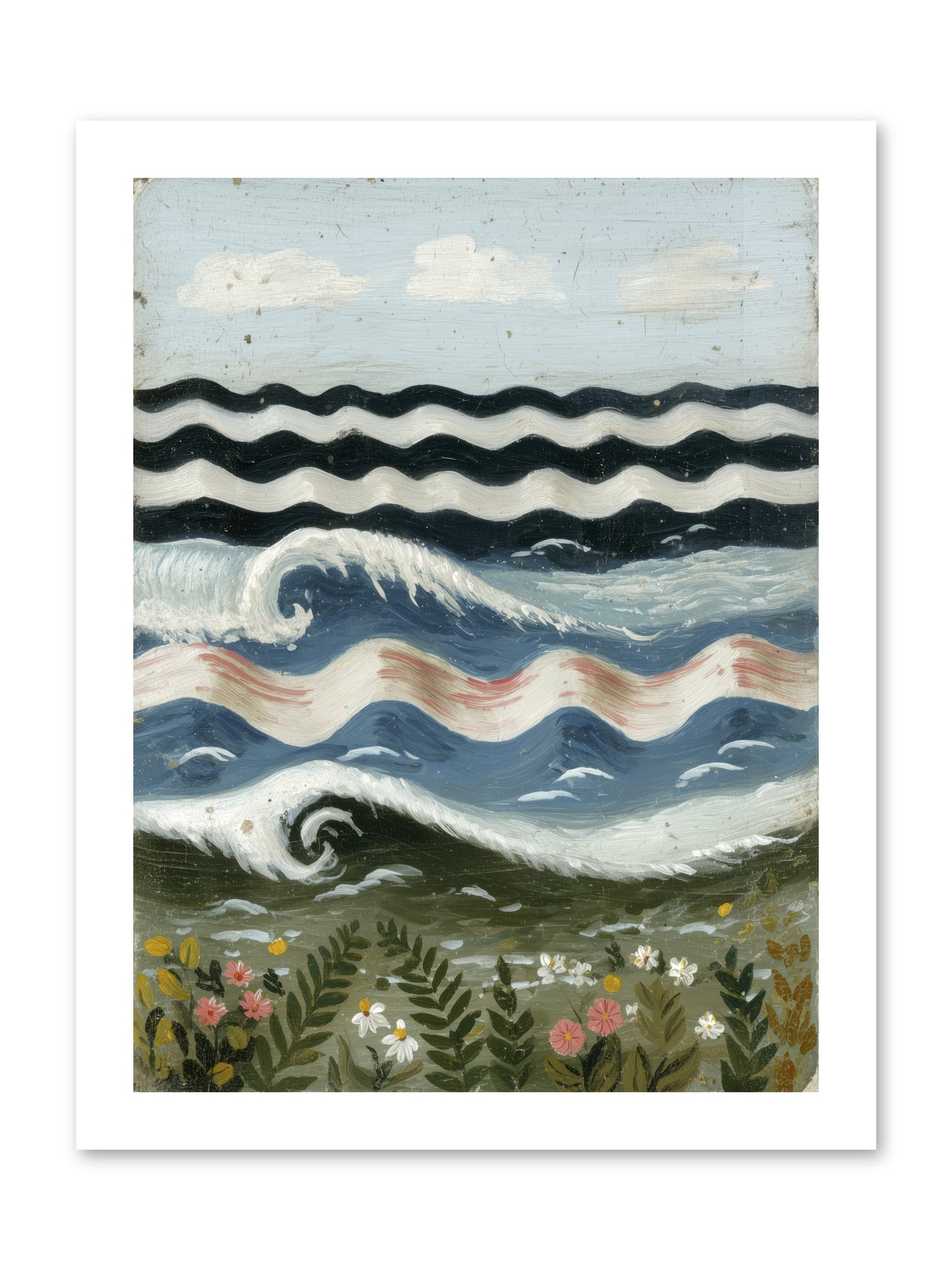 Bewitched Swells -- Loose Canvas Print 12x16