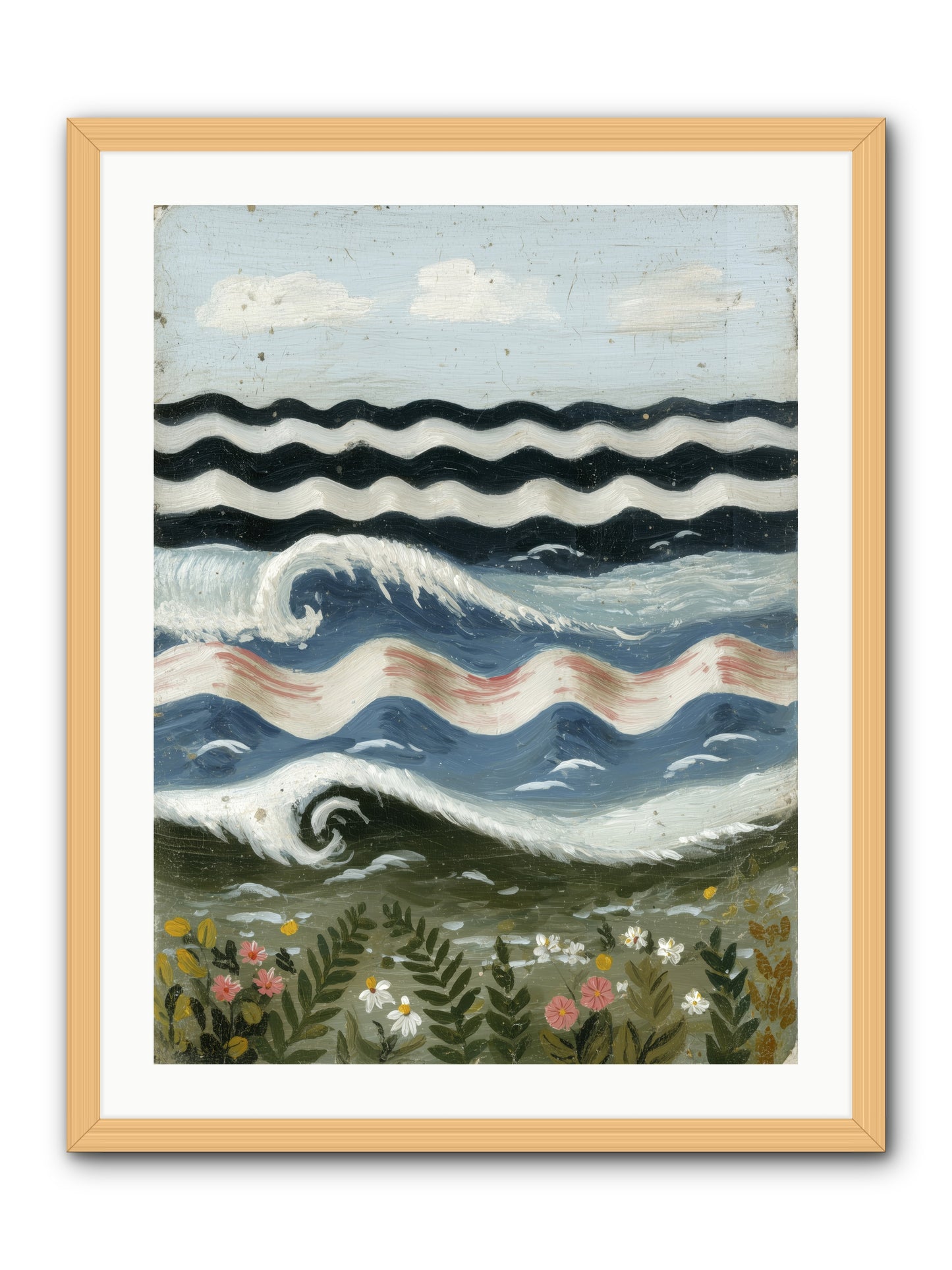 Bewitched Swells -- Framed Print - Natural 24x32