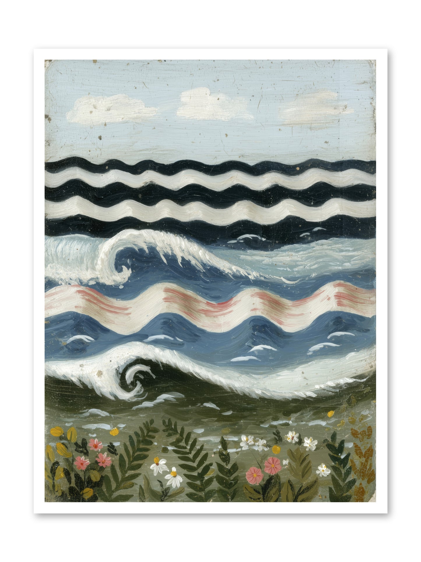 Bewitched Swells -- Loose Canvas Print 30x40