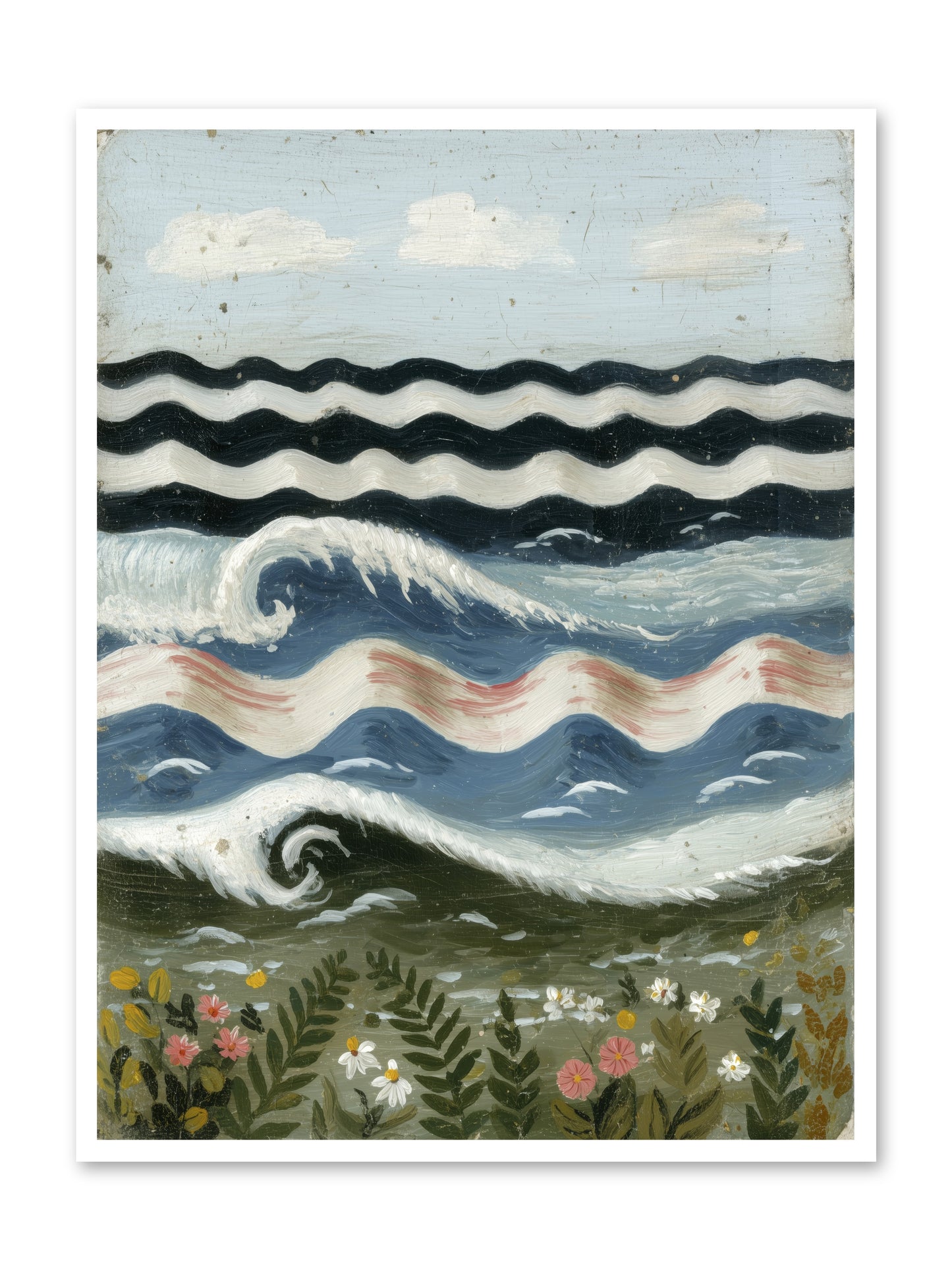 Bewitched Swells -- Loose Canvas Print 36x48