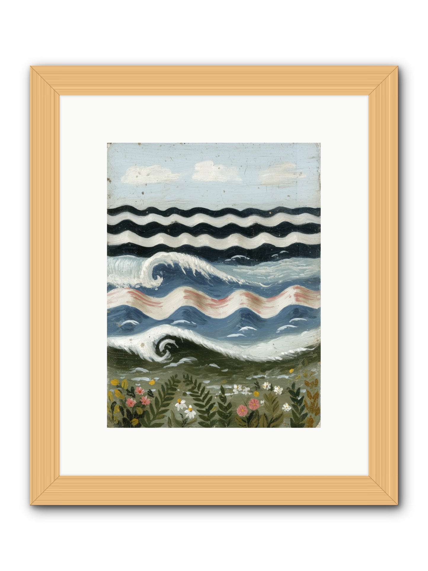 Bewitched Swells -- Framed Print - Natural 9x12