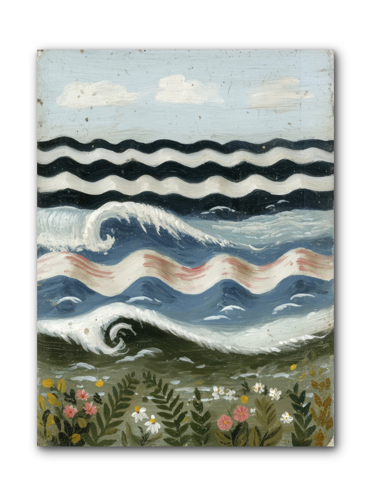 Bewitched Swells -- Wrapped Canvas 9x12