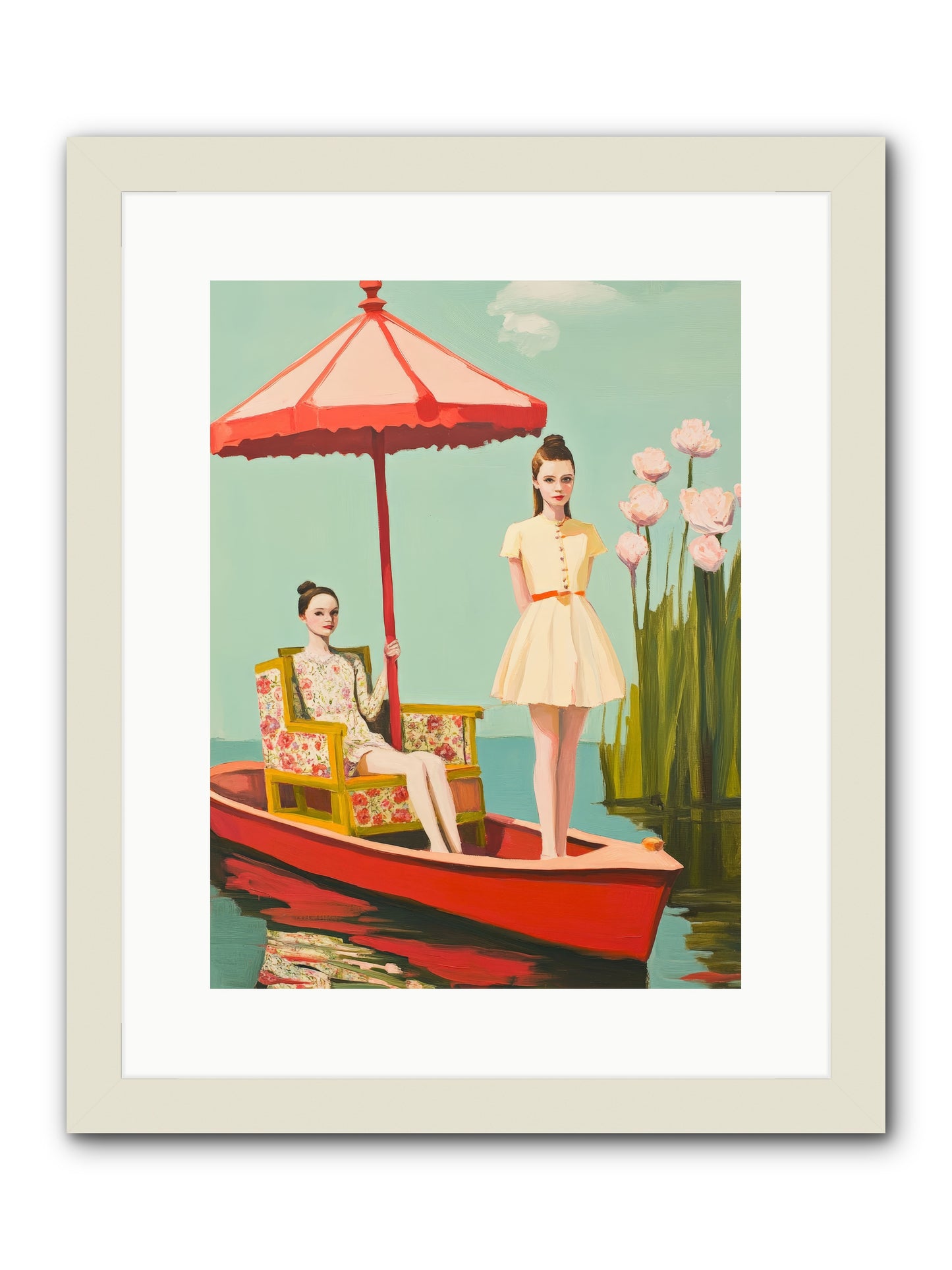 Beyond TomorrowRez2 -- Framed Print - White 12x16