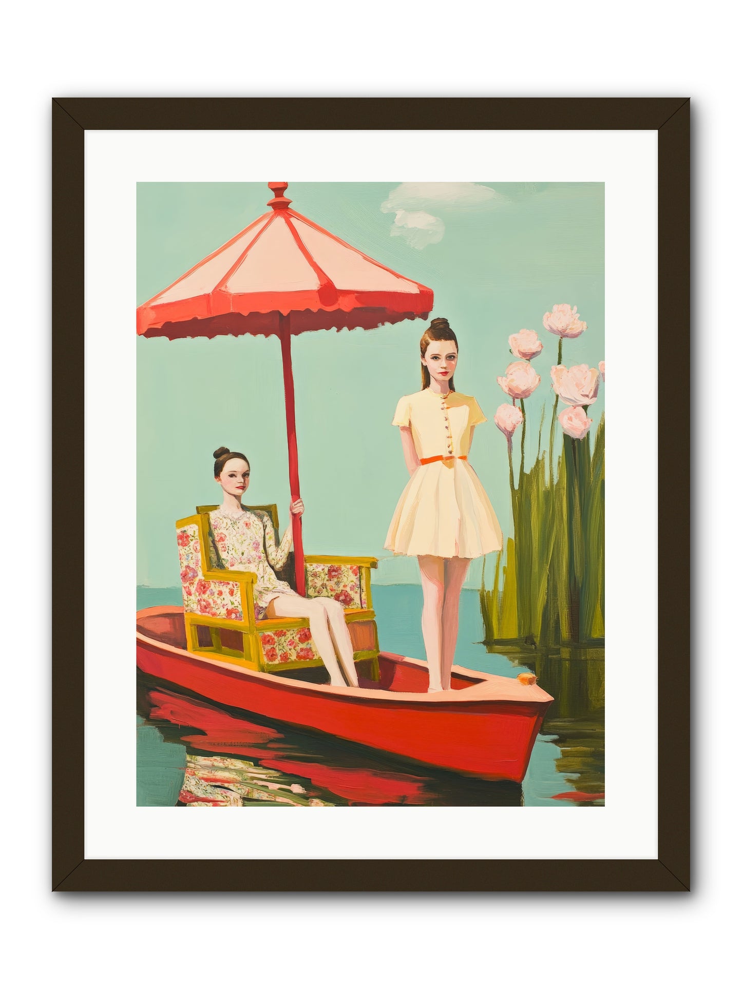 Beyond TomorrowRez2 -- Framed Print - Black 18x24