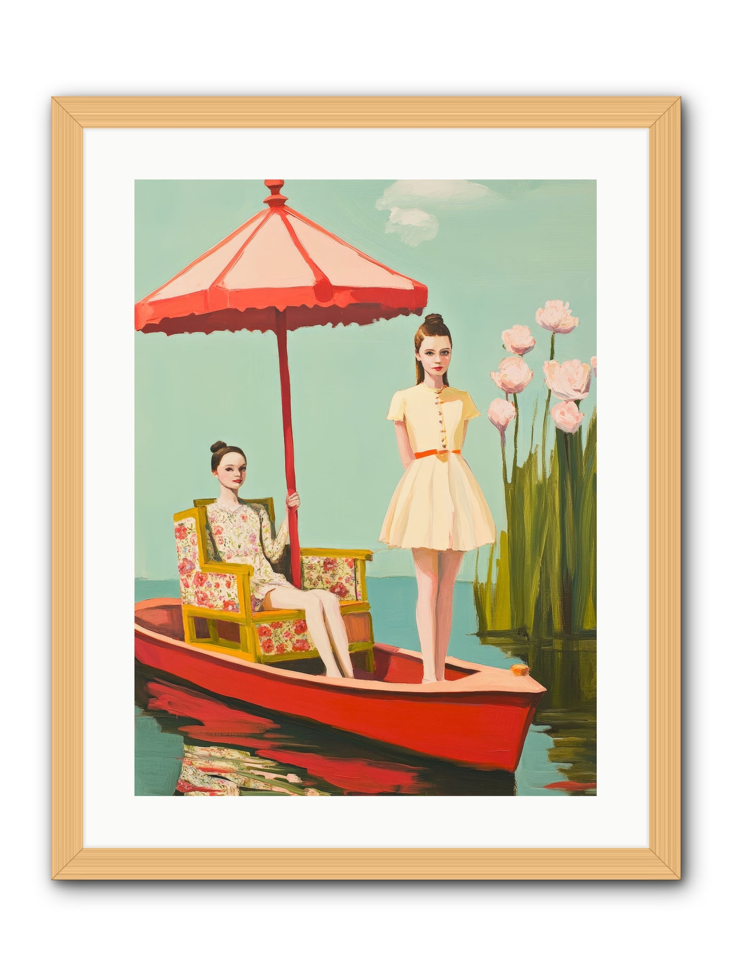 Beyond TomorrowRez2 -- Framed Print - Natural 18x24