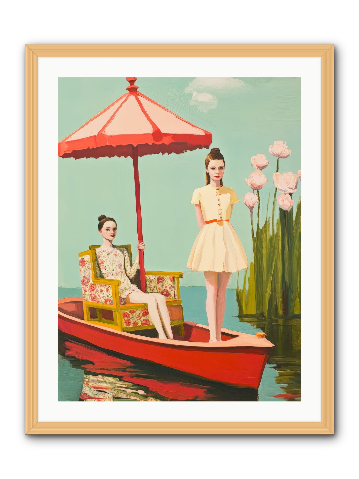 Beyond TomorrowRez2 -- Framed Print - Natural 24x32