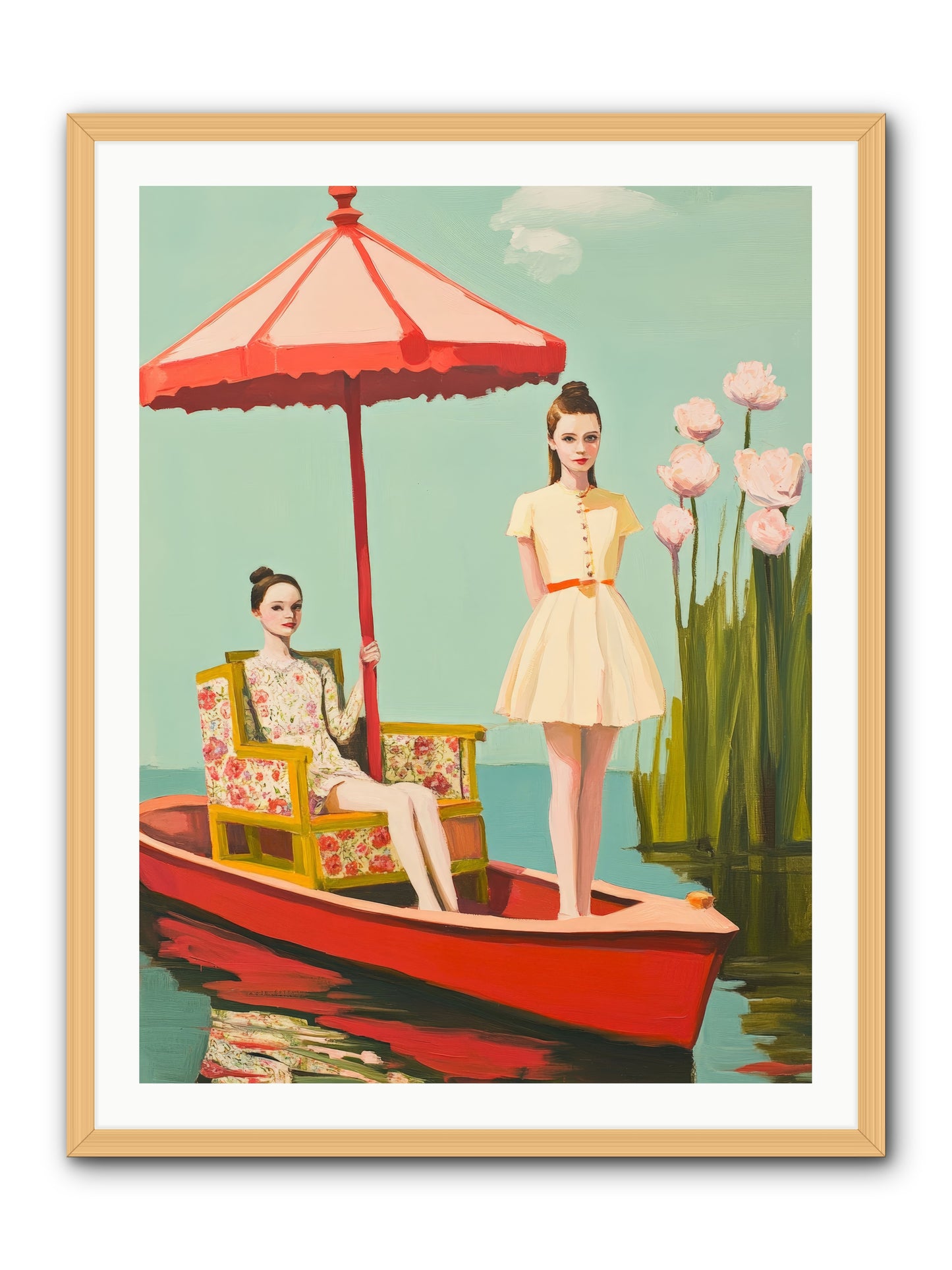 Beyond TomorrowRez2 -- Framed Print - Natural 30x40