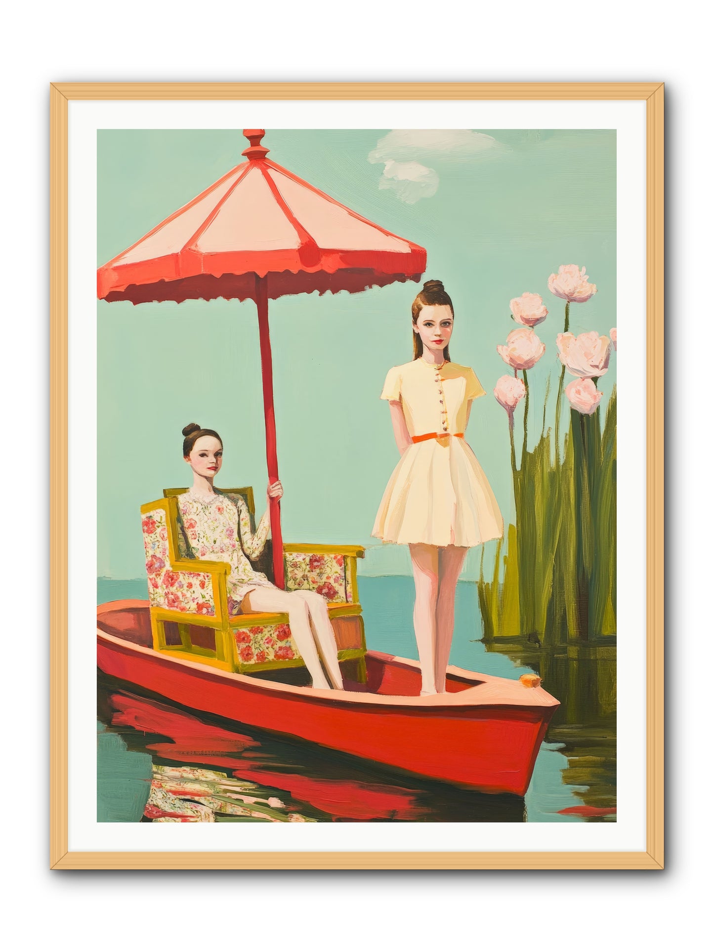Beyond TomorrowRez2 -- Framed Print - Natural 36x48
