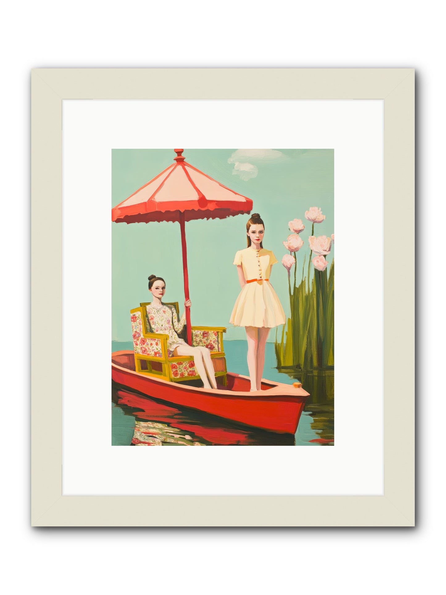Beyond TomorrowRez2 -- Framed Print - White 9x12