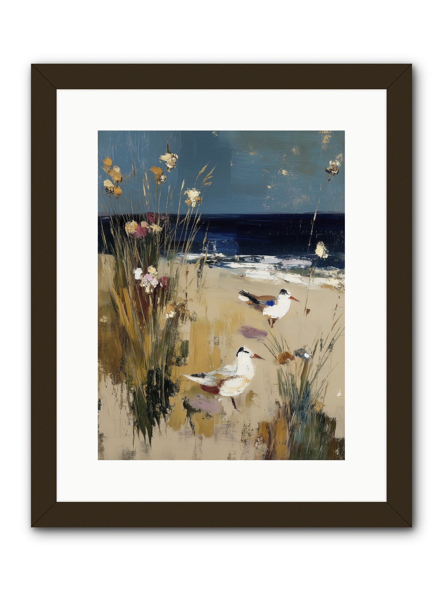 Beyond the Bend -- Framed Print - Black 12x16