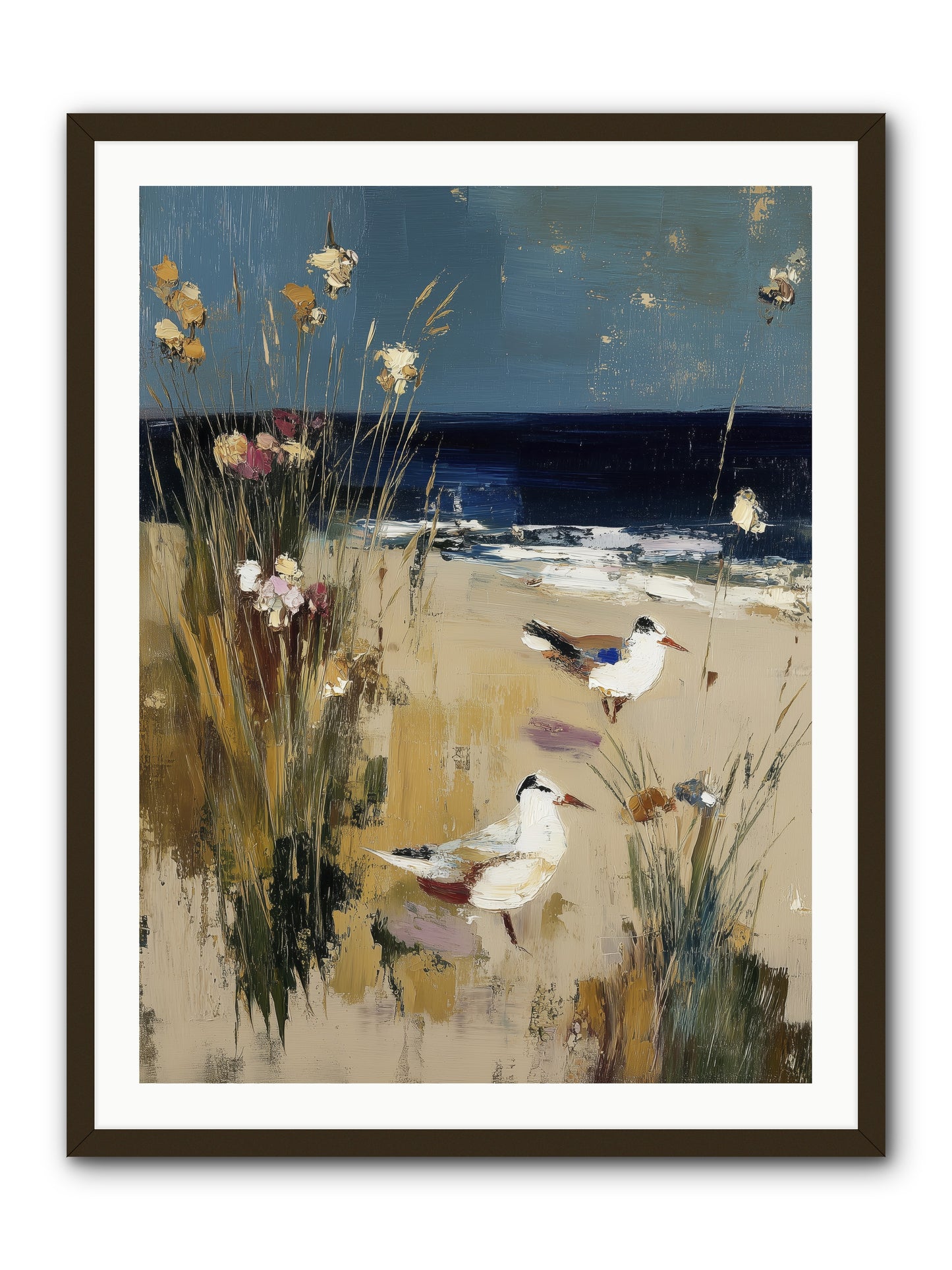 Beyond the Bend -- Framed Print - Black 30x40
