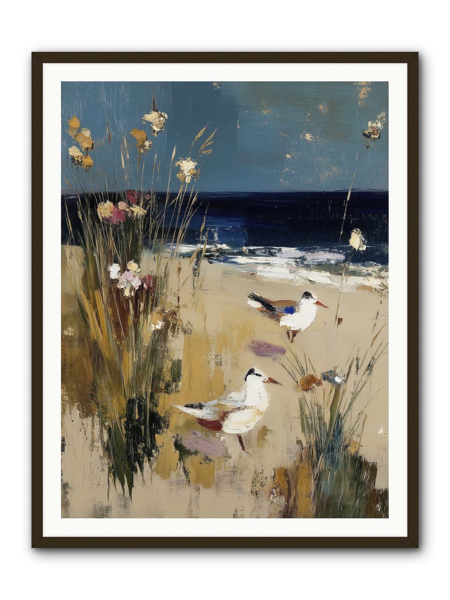 Beyond the Bend -- Framed Print - Black 36x48