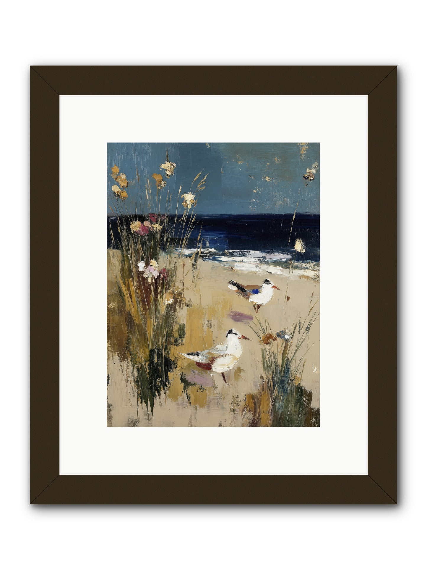 Beyond the Bend -- Framed Print - Black 9x12