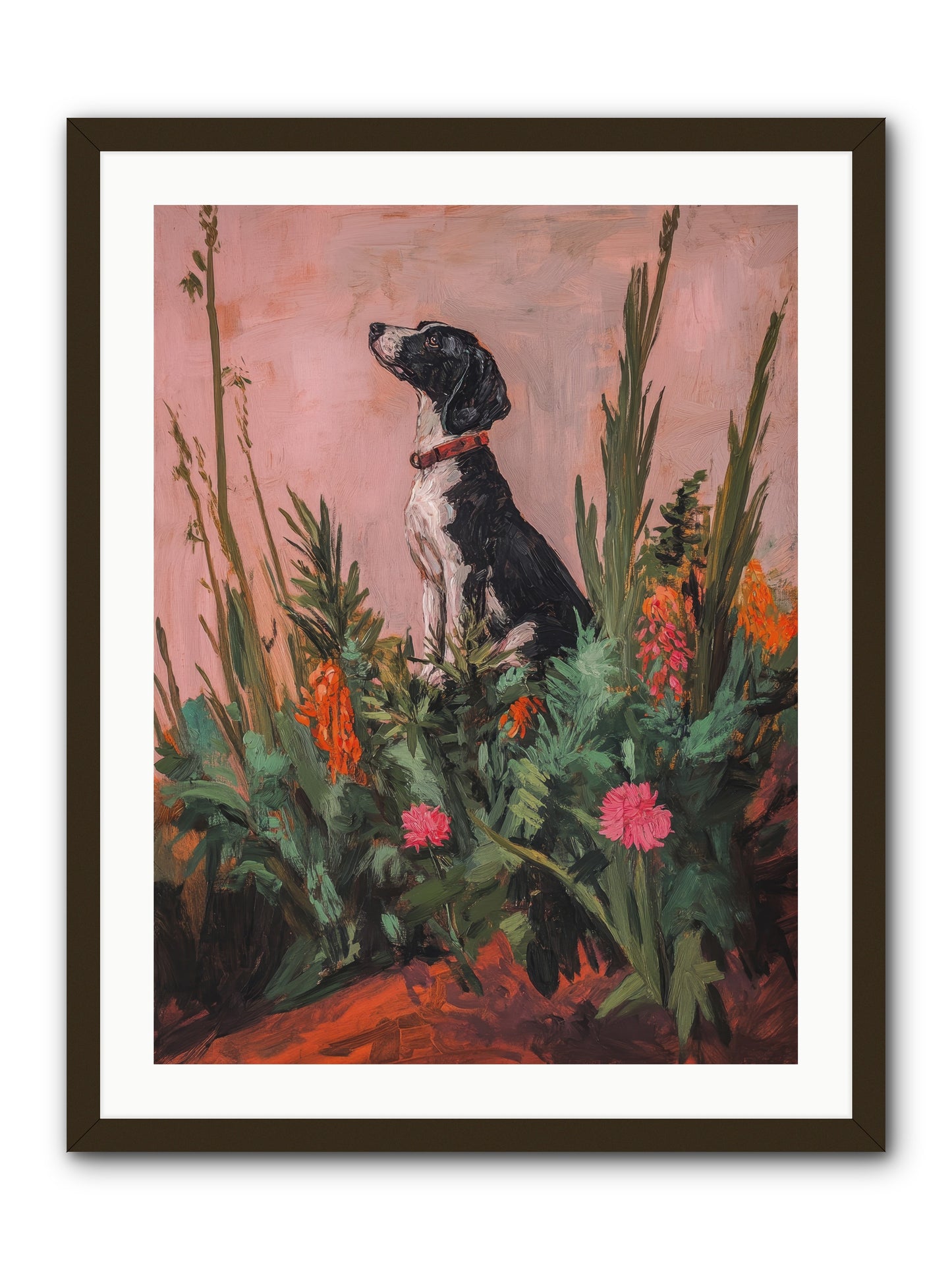 Beyond the Cattail Marsh -- Framed Print - Black 24x32