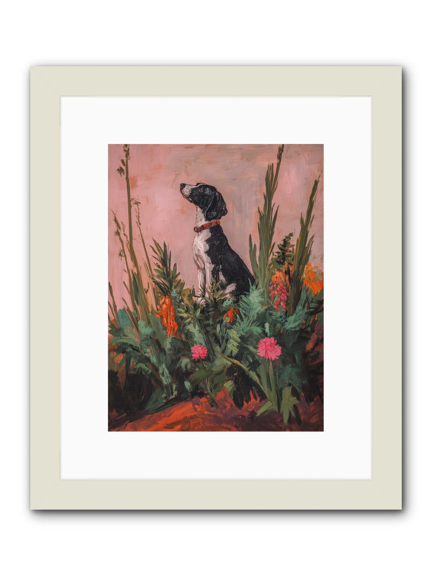 Beyond the Cattail Marsh -- Framed Print - White 9x12