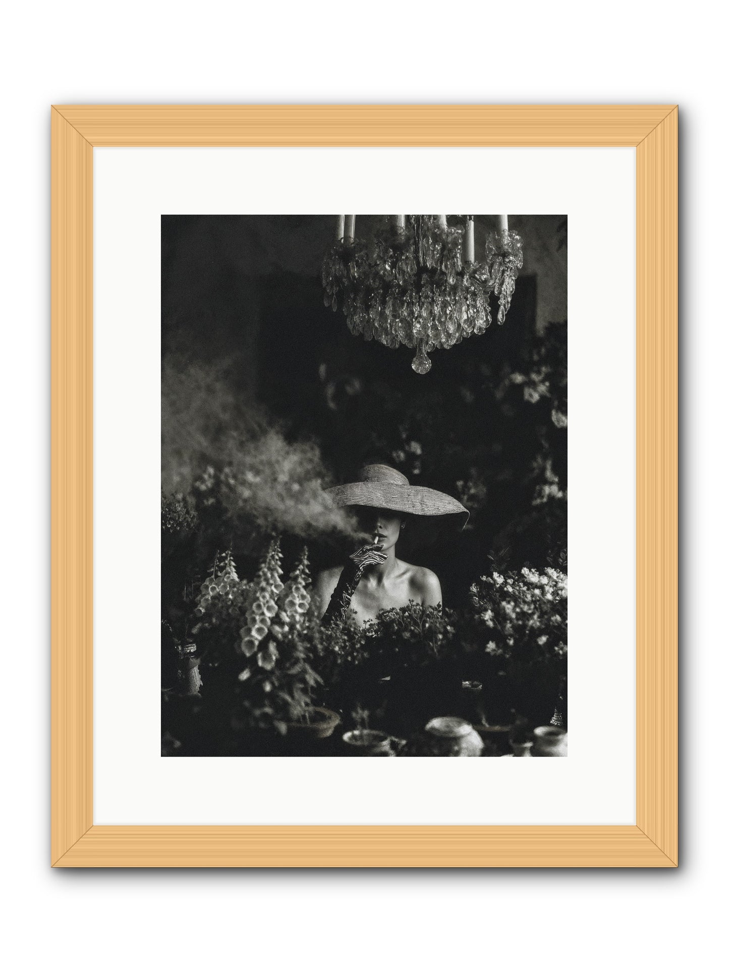 Beyond the Garden Wall -- Framed Print - Natural 12x16