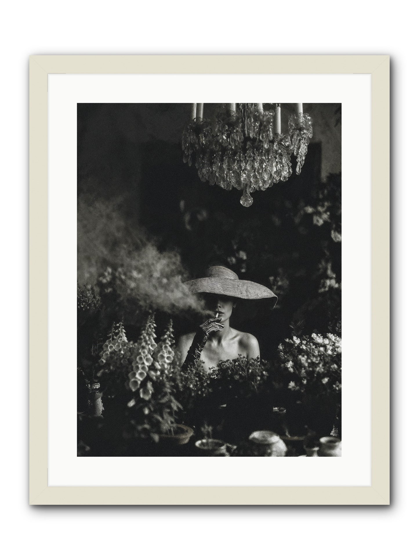 Beyond the Garden Wall -- Framed Print - White 18x24