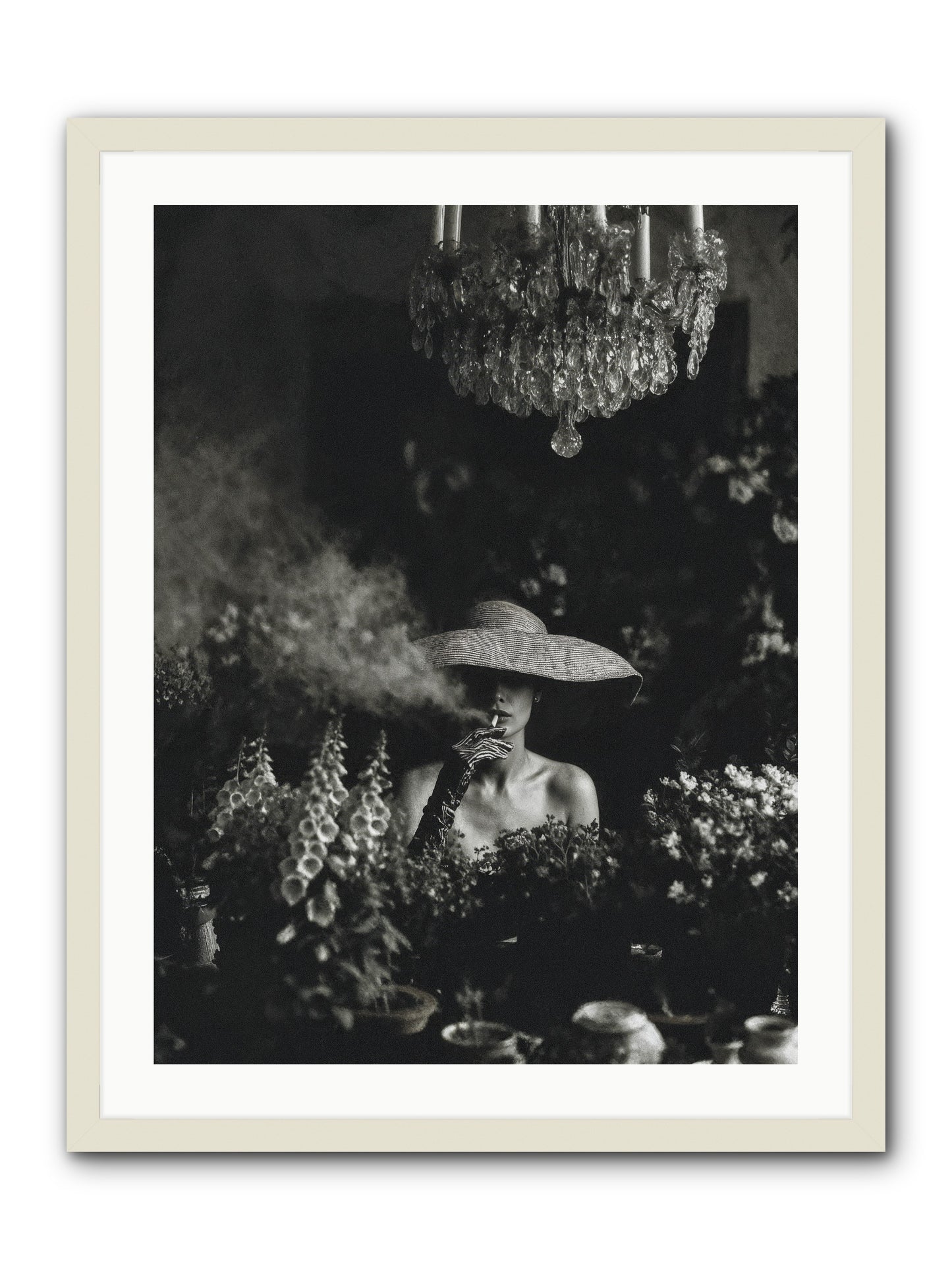 Beyond the Garden Wall -- Framed Print - White 24x32