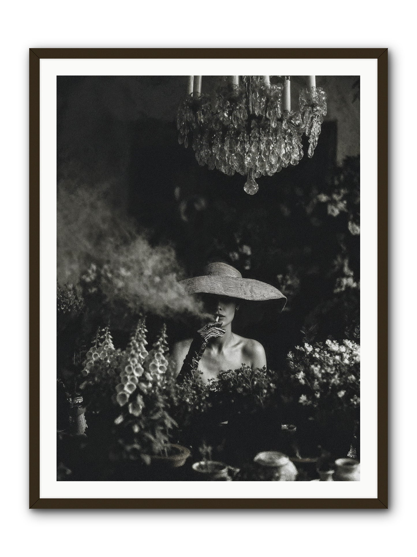 Beyond the Garden Wall -- Framed Print - Black 36x48