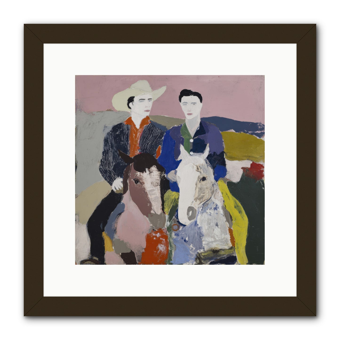 Beyond the Ridge's Promise -- Framed Print - Black 12x12