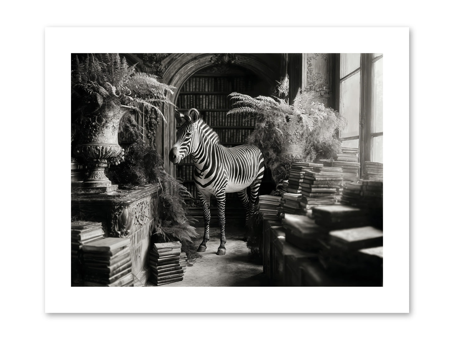 Bezique -- Loose Canvas Print 12x9