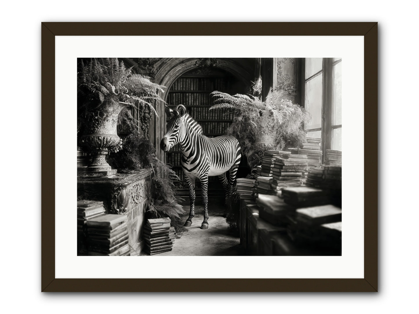 Bezique -- Framed Print - Black 24x18
