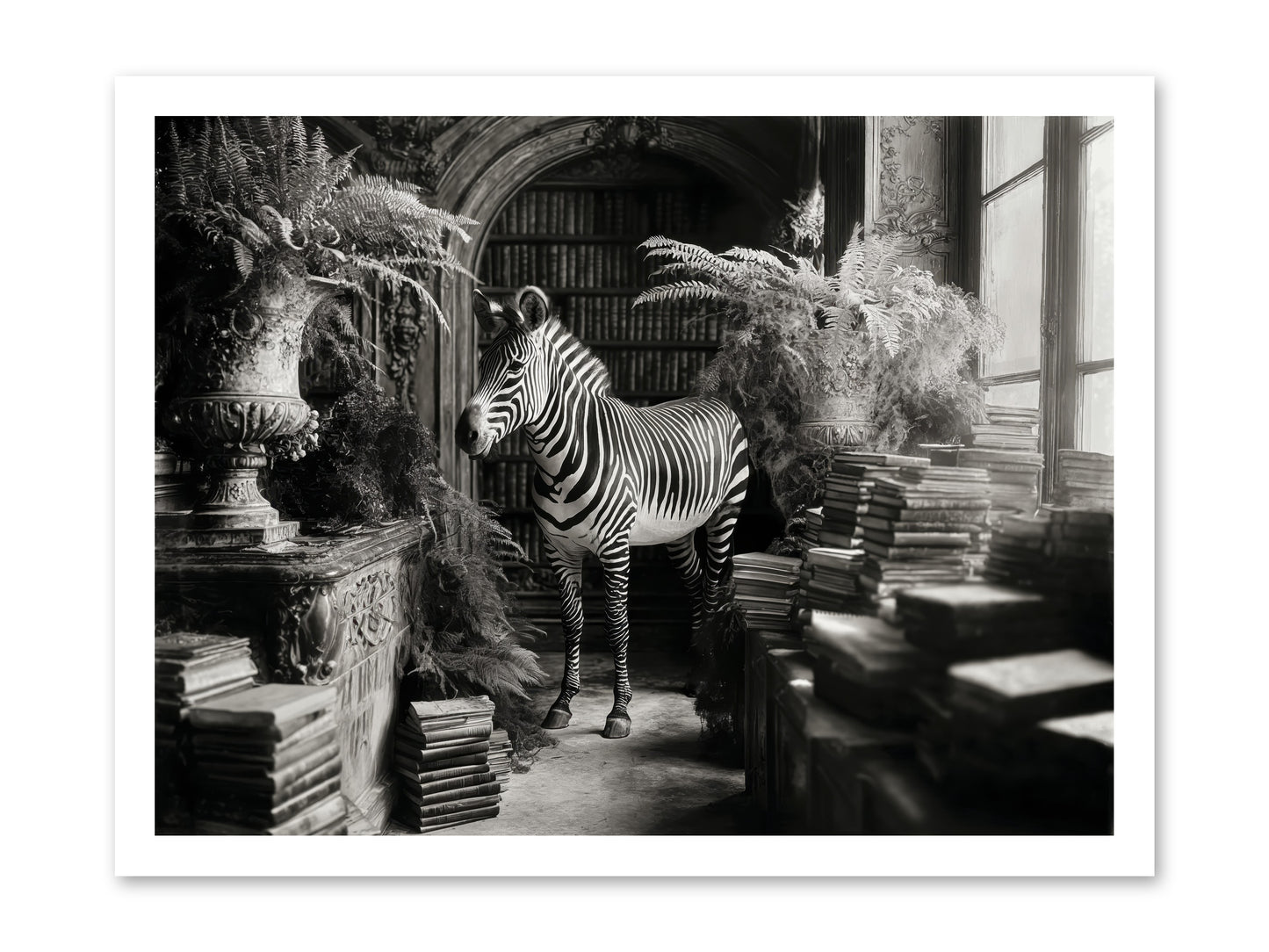 Bezique -- Loose Canvas Print 24x18