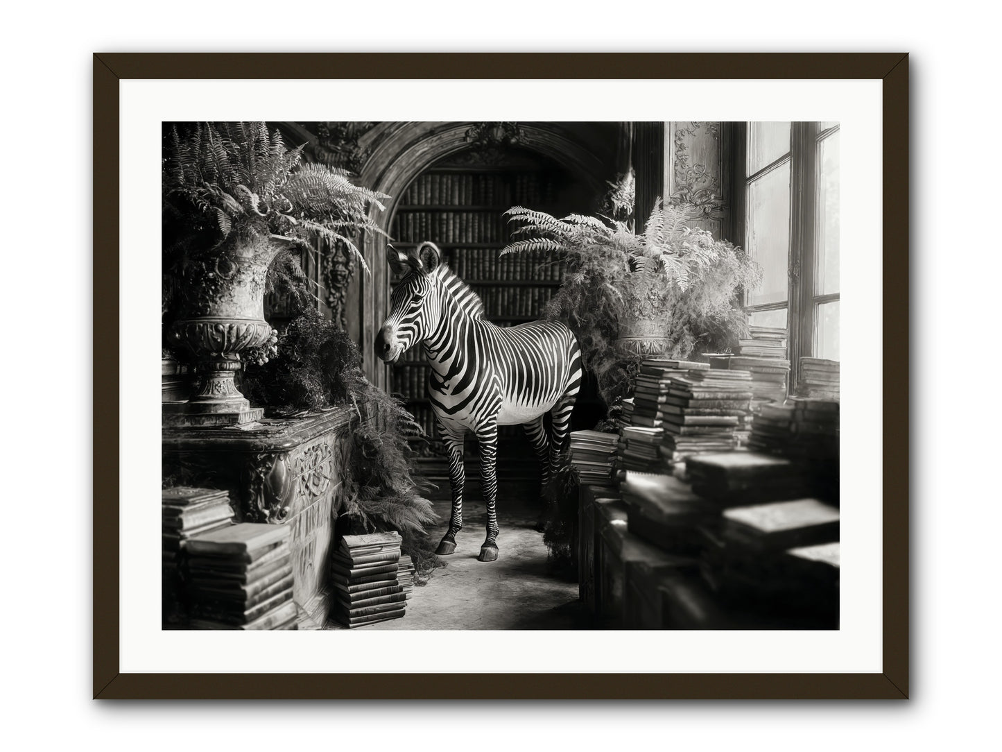 Bezique -- Framed Print - Black 32x24