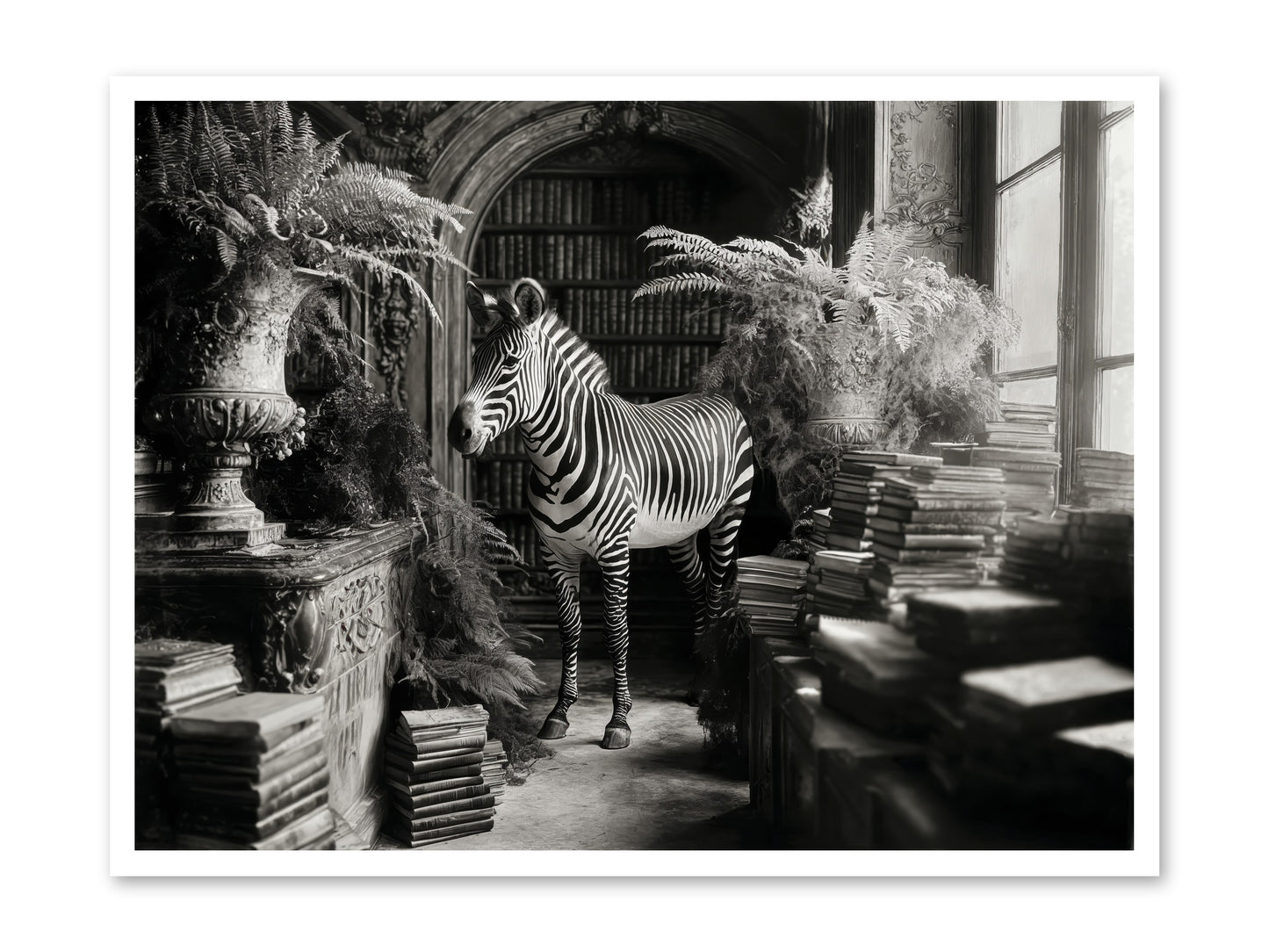 Bezique -- Loose Canvas Print 40x30