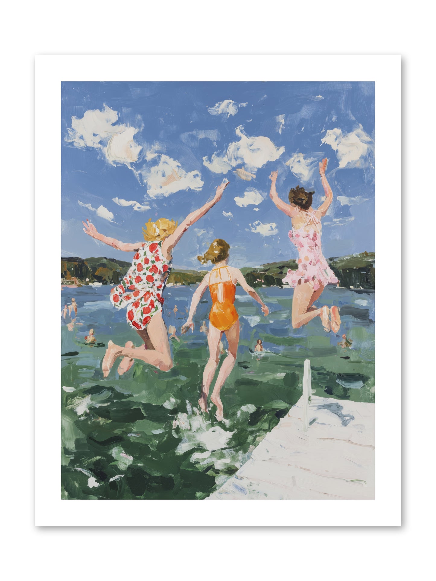 Big Splash Champions -- Paper Print 12x16