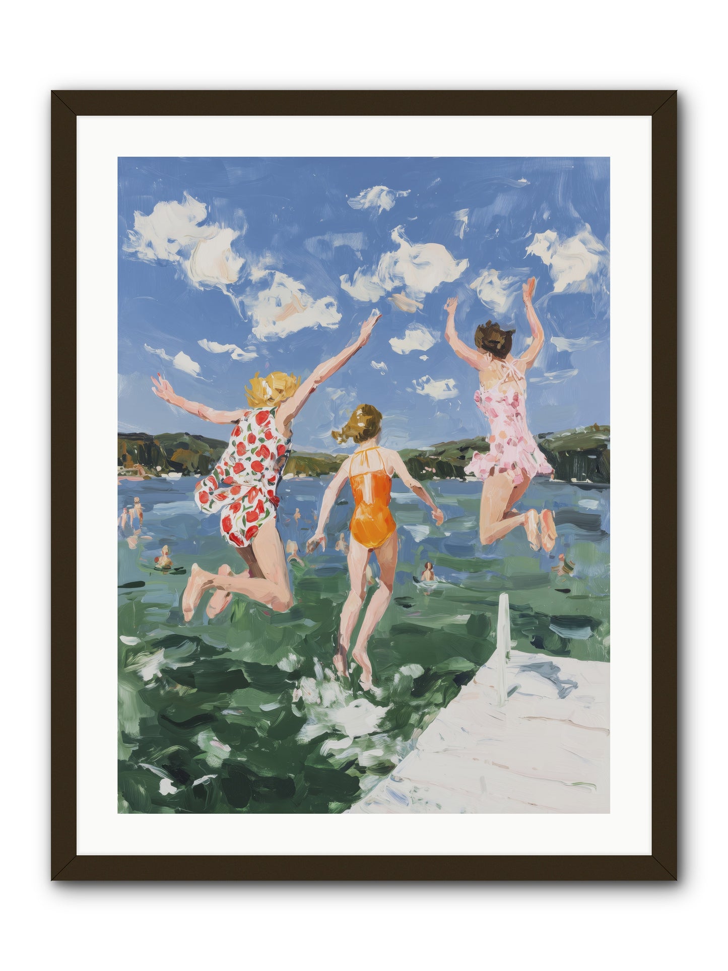Big Splash Champions -- Framed Print - Black 24x32
