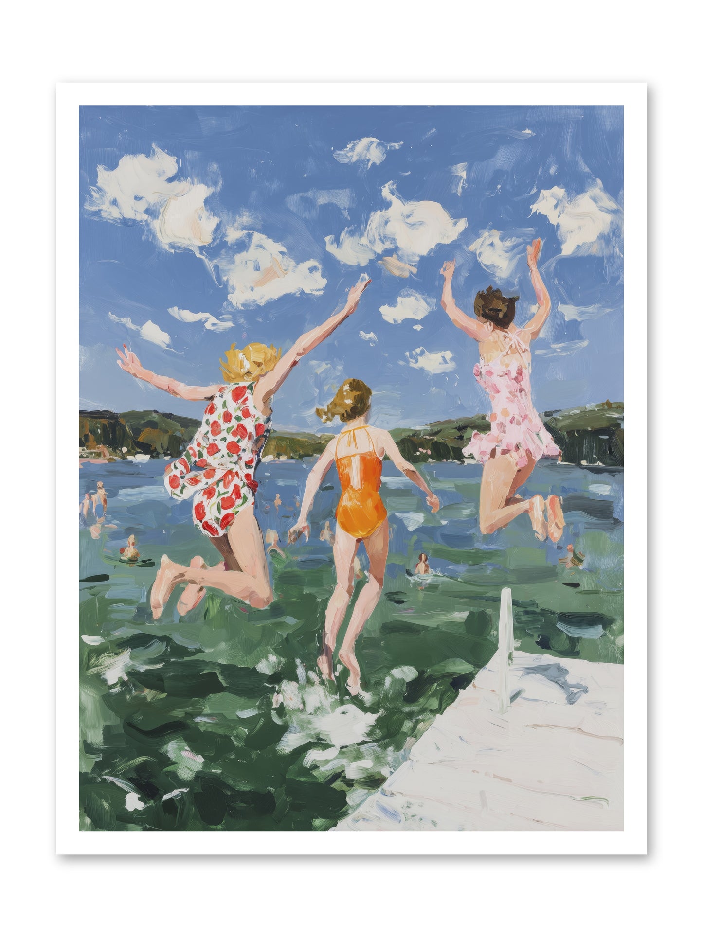 Big Splash Champions -- Loose Canvas Print 24x32
