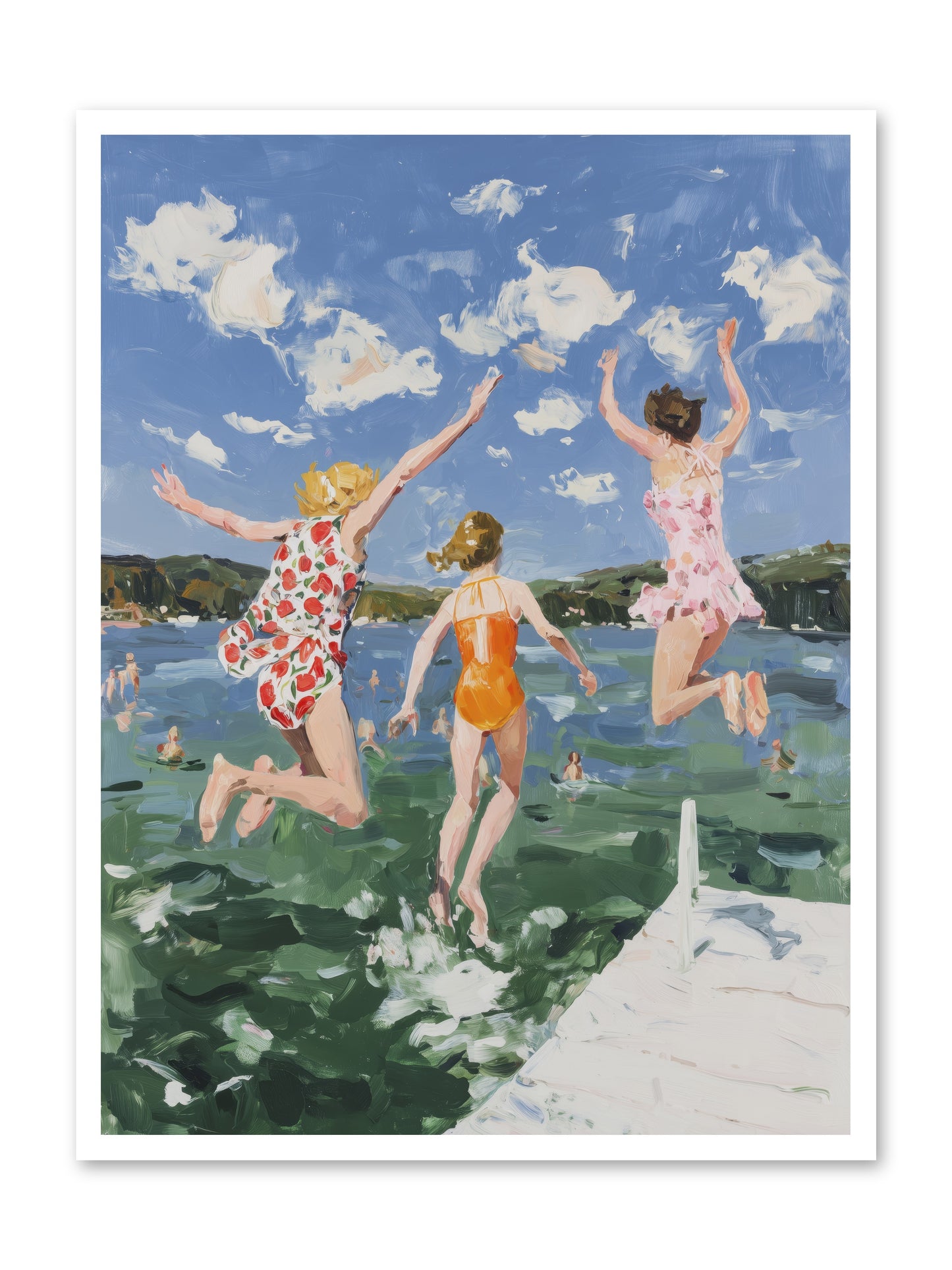 Big Splash Champions -- Loose Canvas Print 30x40