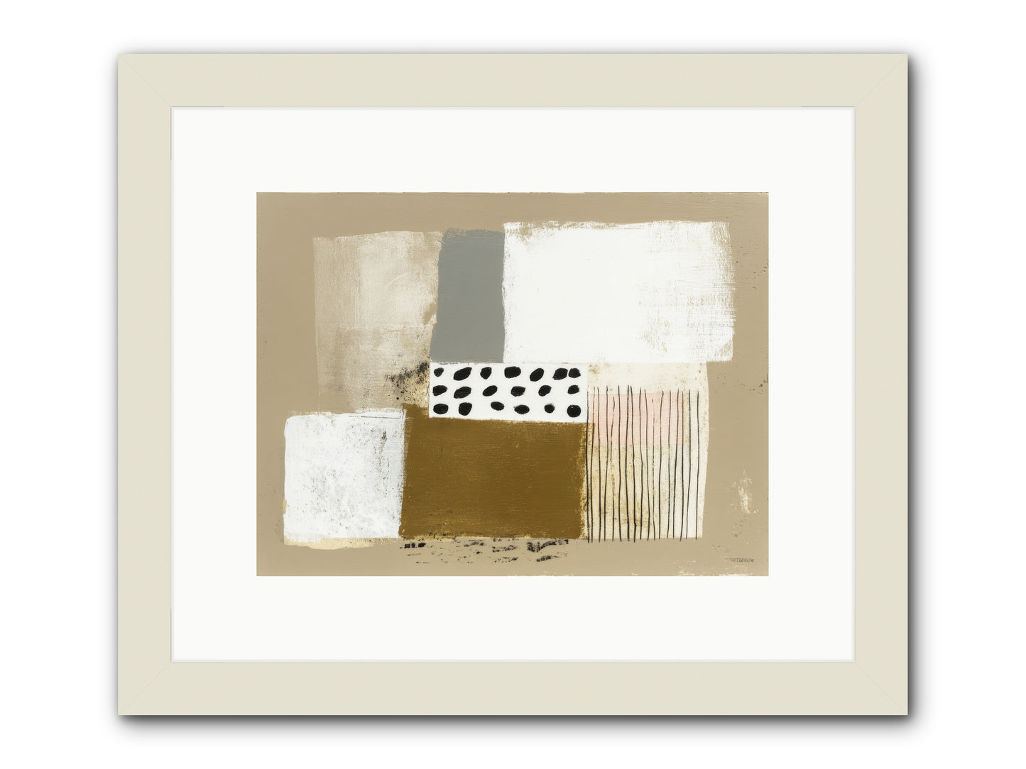 Birch Wisp -- Framed Print - White 12x9