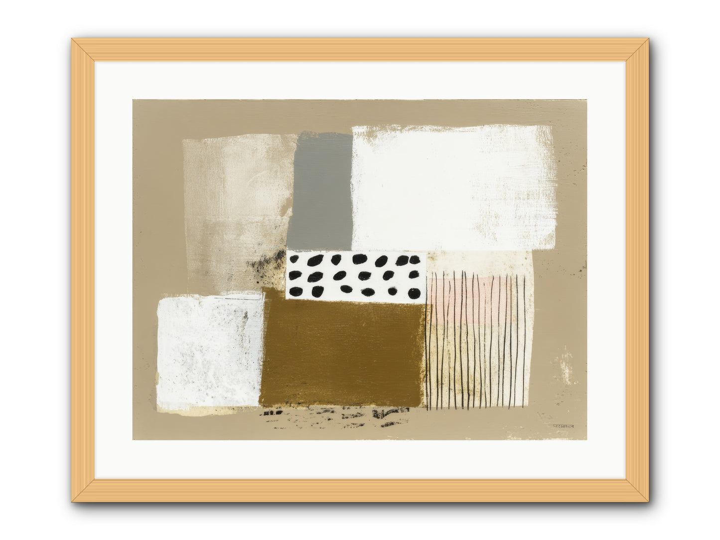 Birch Wisp -- Framed Print - Natural 24x18